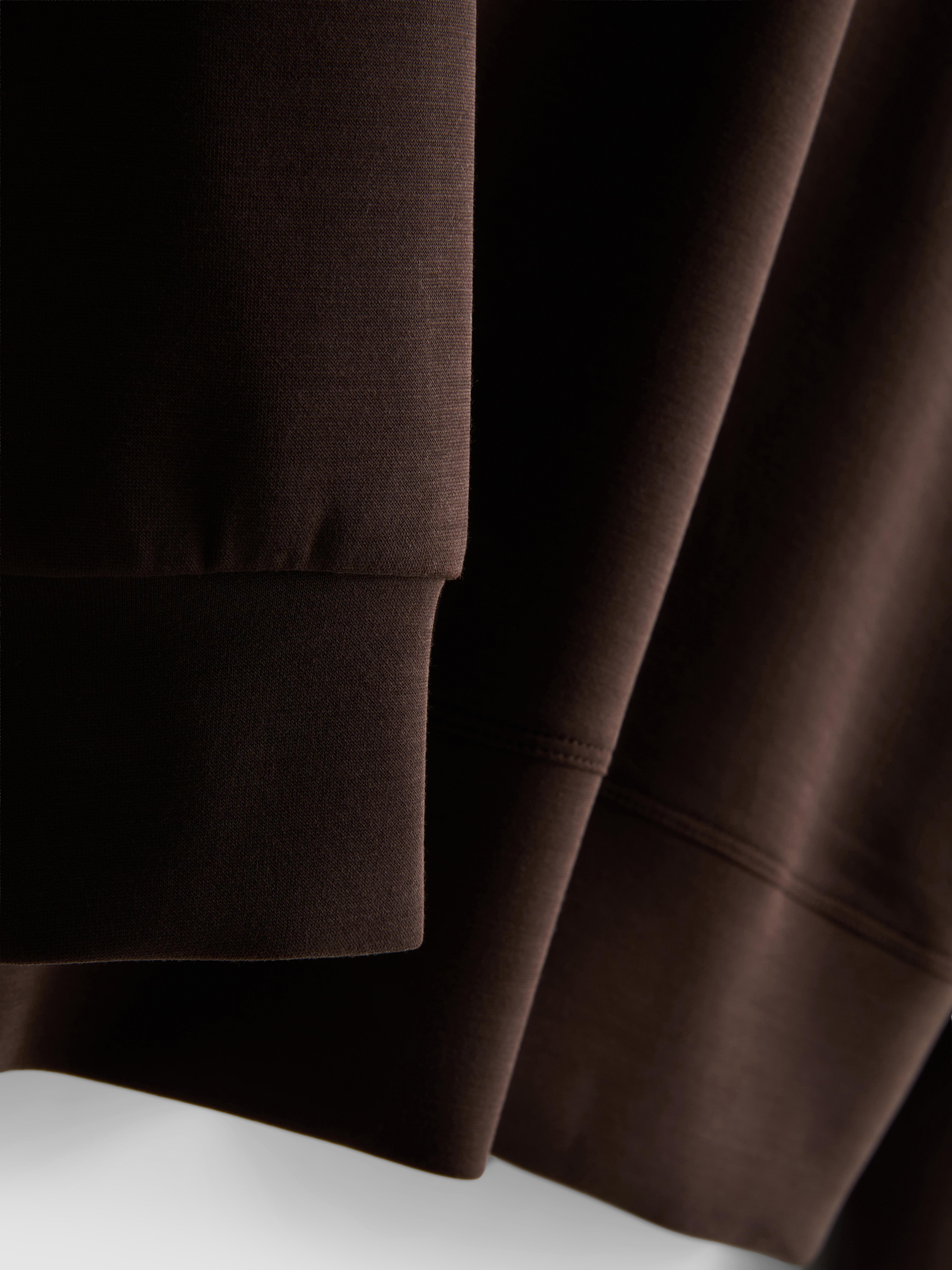 Modal Blend Half Zip Sweatshirt