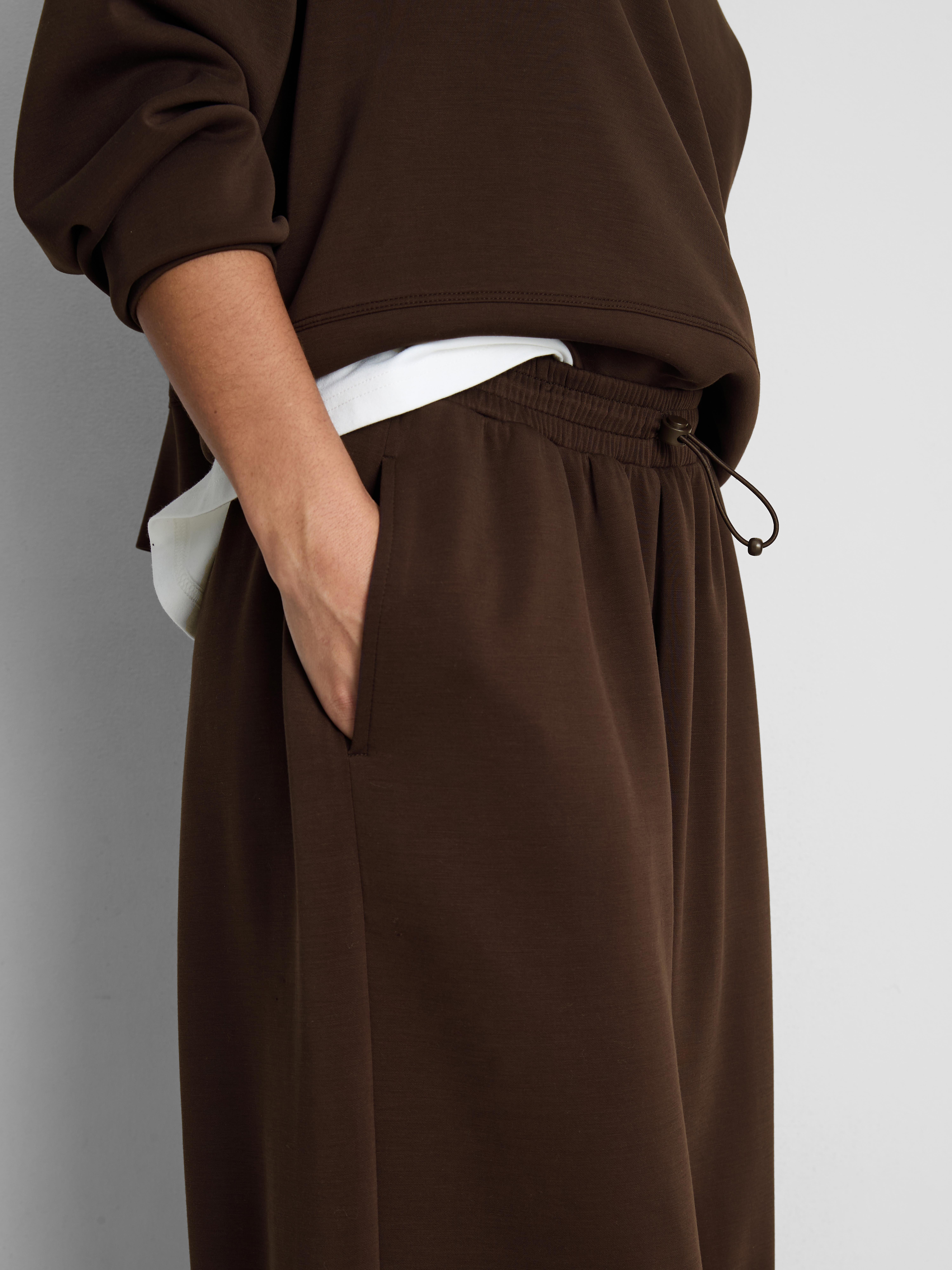 Modal Blend Wide Leg Joggers