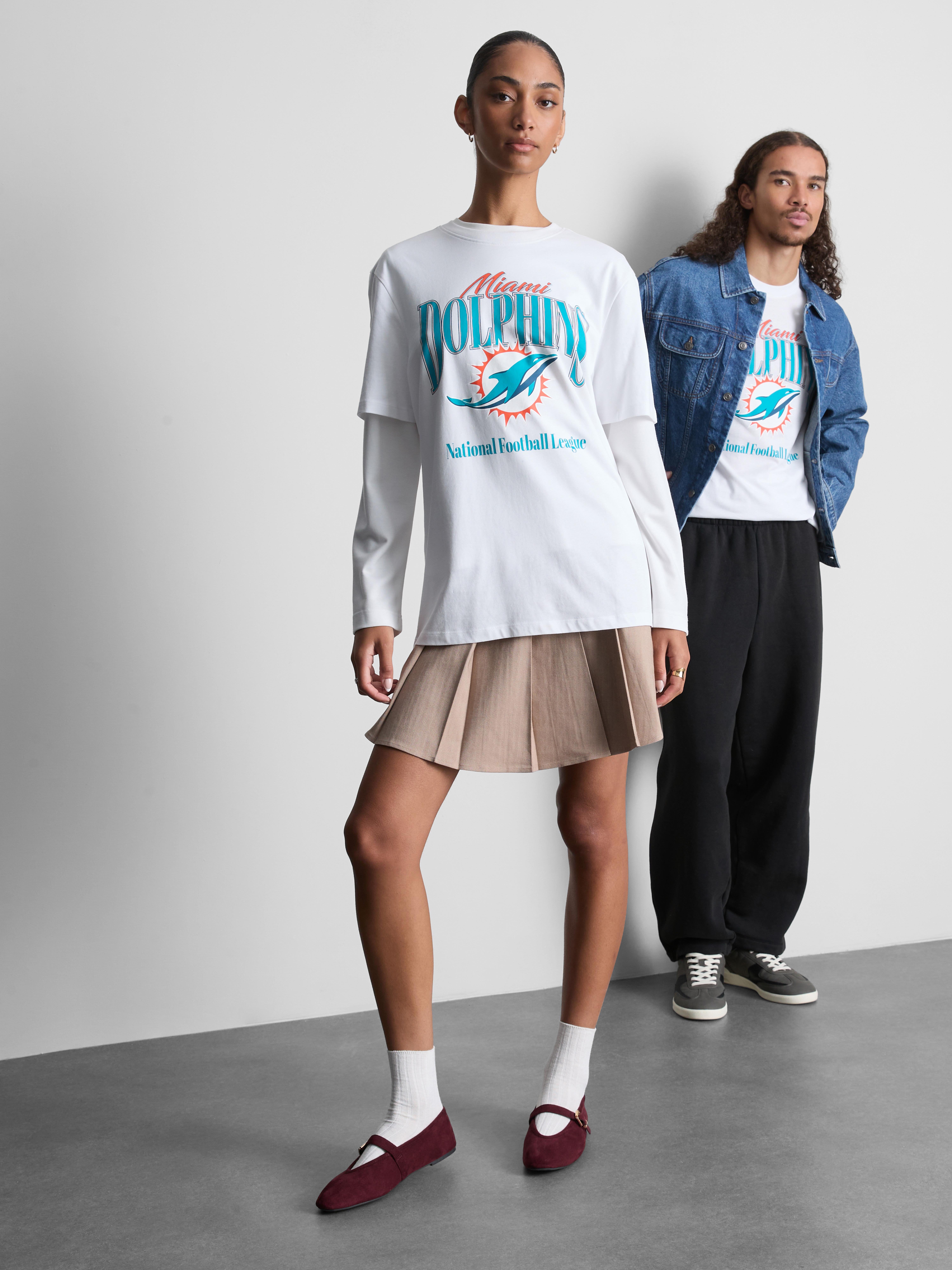 NFL Miami Dolphins Pure Cotton Graphic T-Shirt