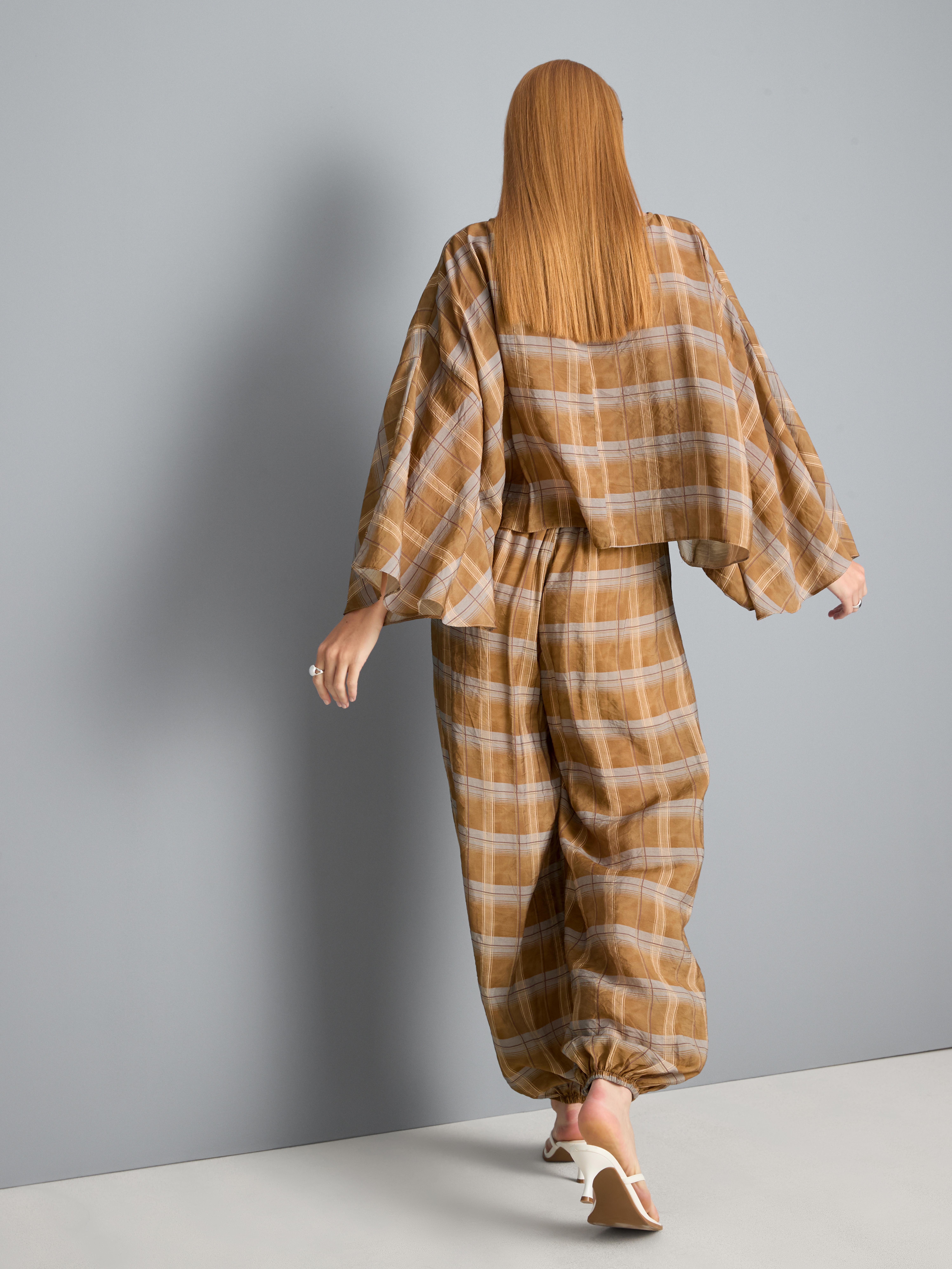 Check Hareem Trousers