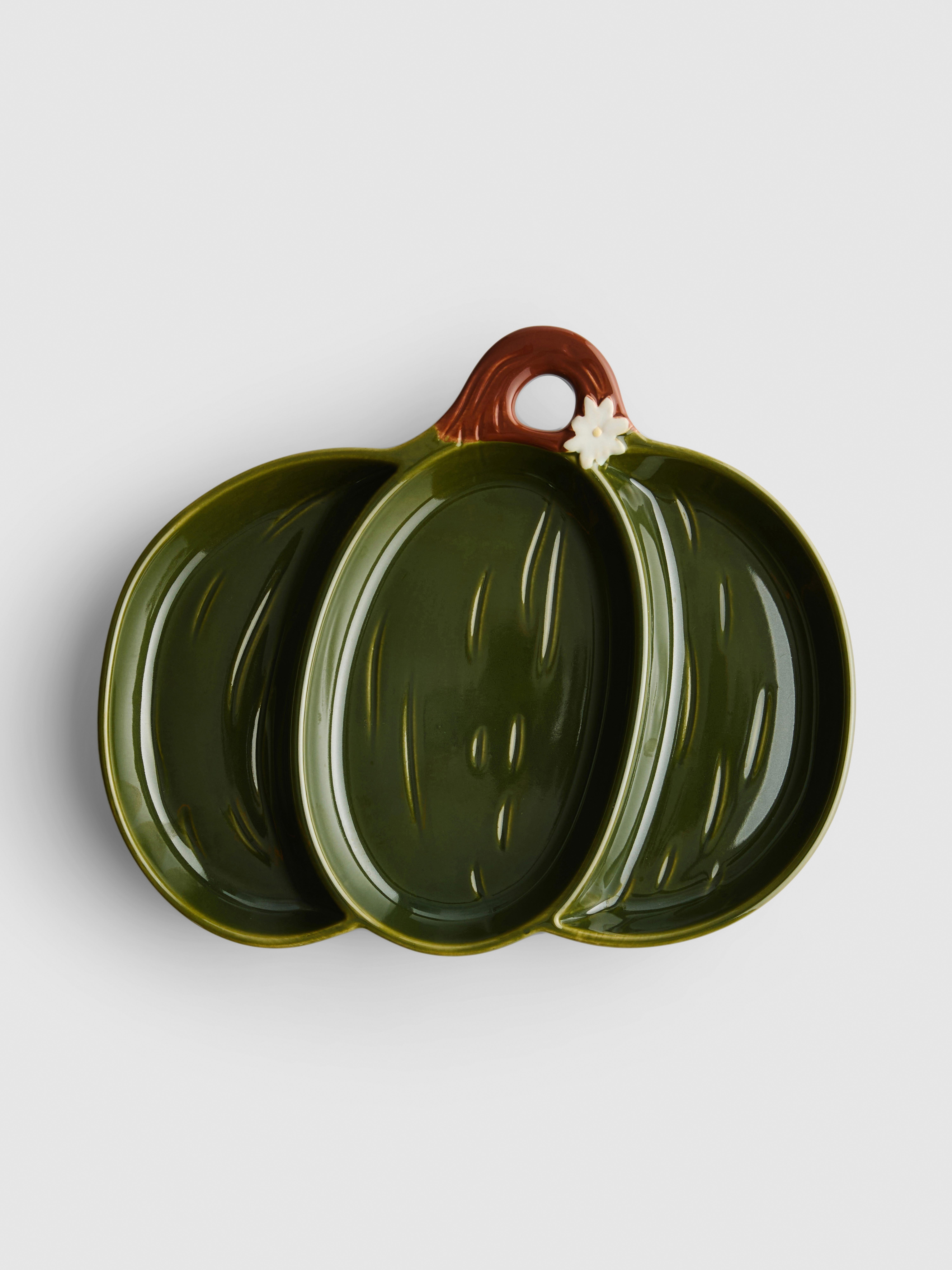 Pumpkin Shaped Serving Dish