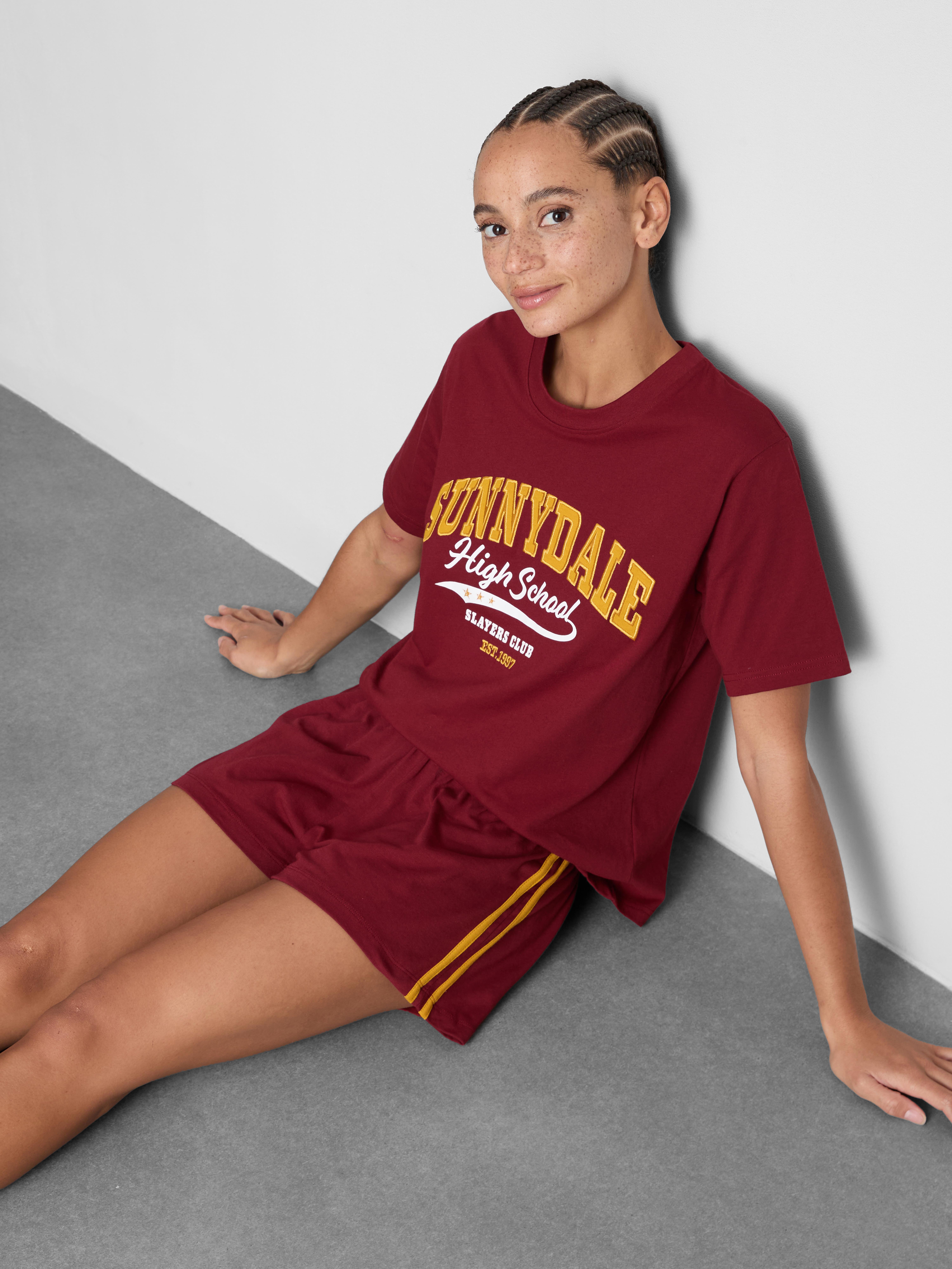 Buffy The Vampire Slayer Shorty Pajamas