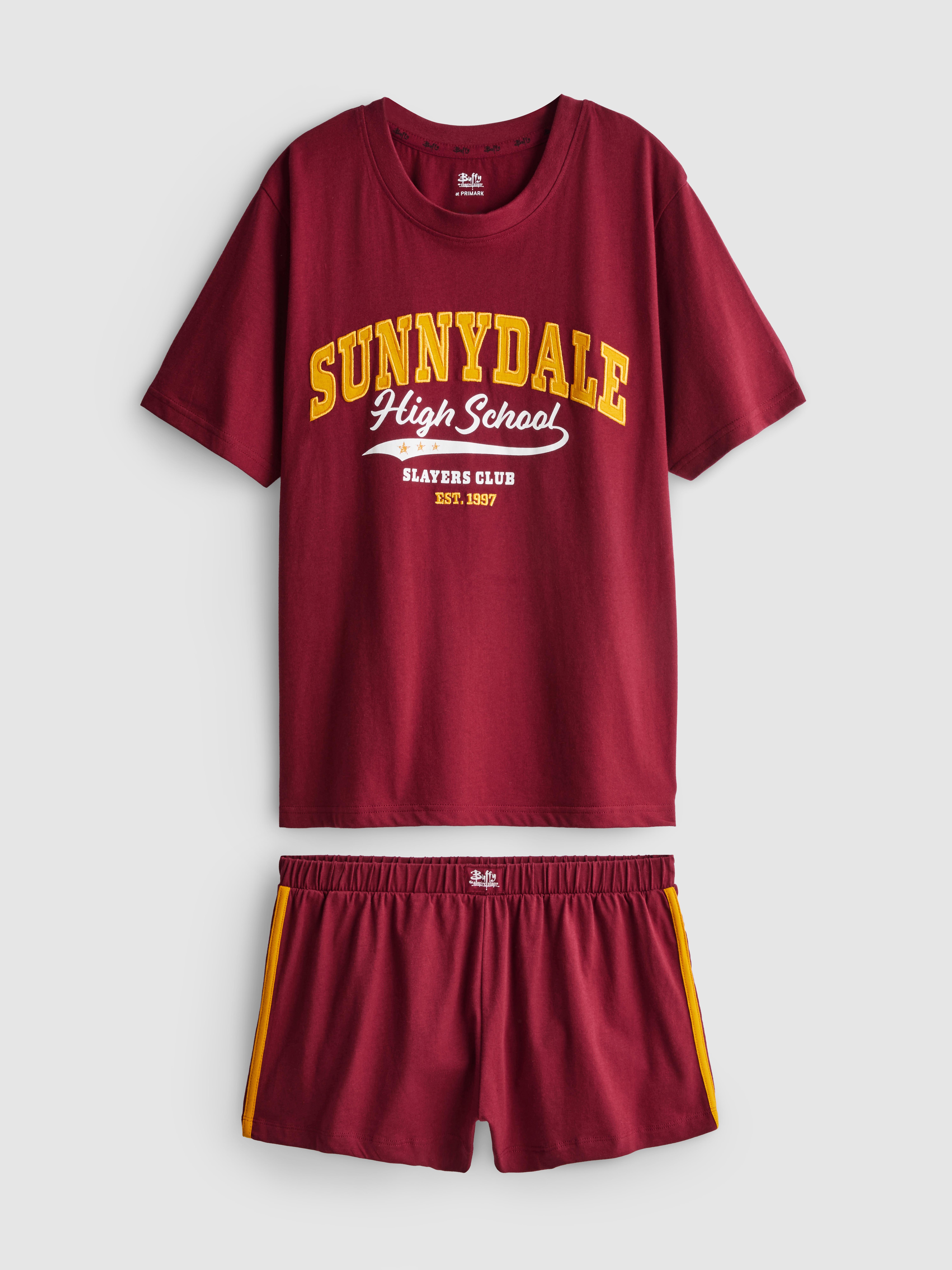 Buffy The Vampire Slayer Shorty Pajamas