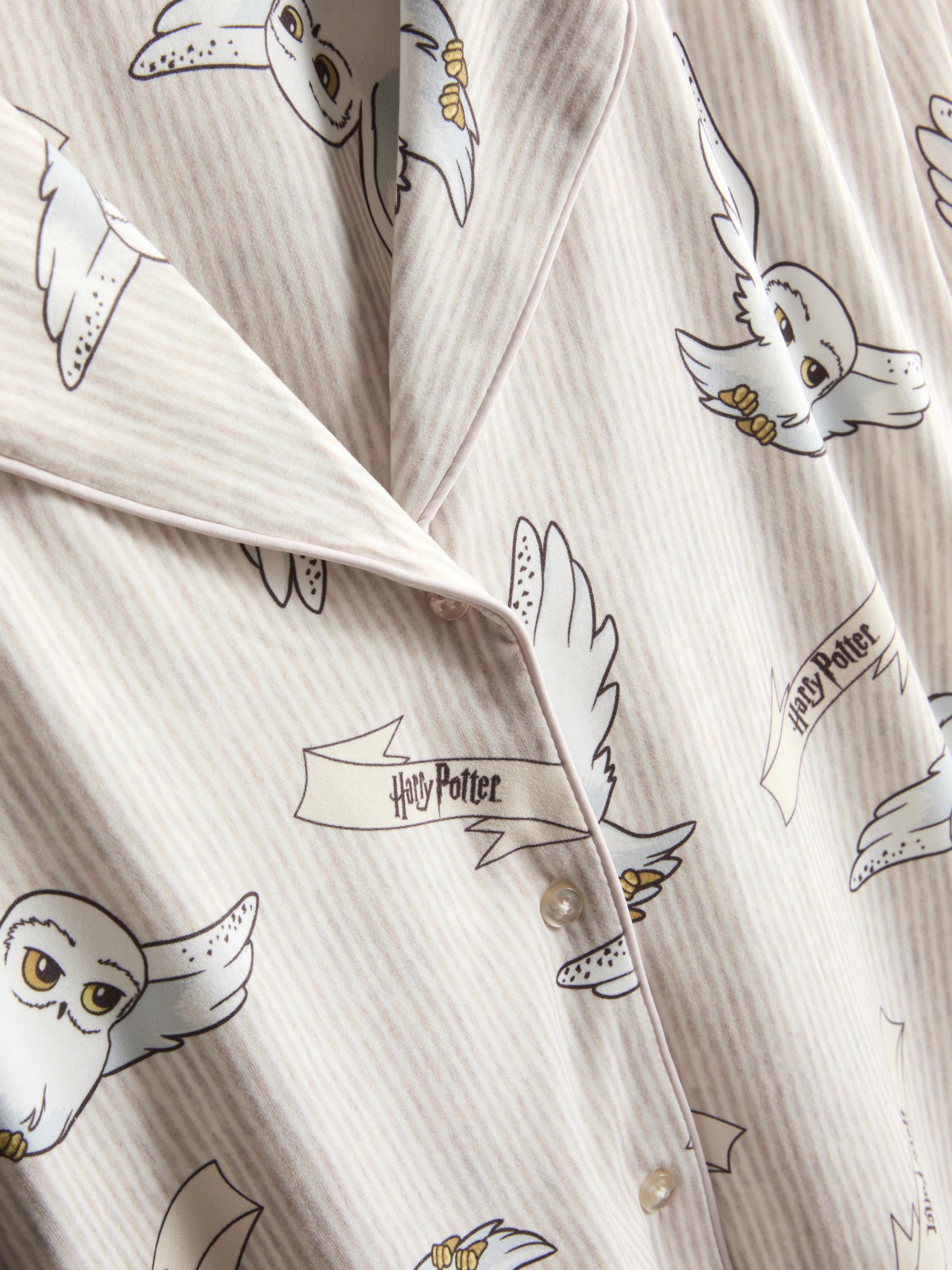 Harry Potter Hedwig Graphic Boyfriend Pajamas