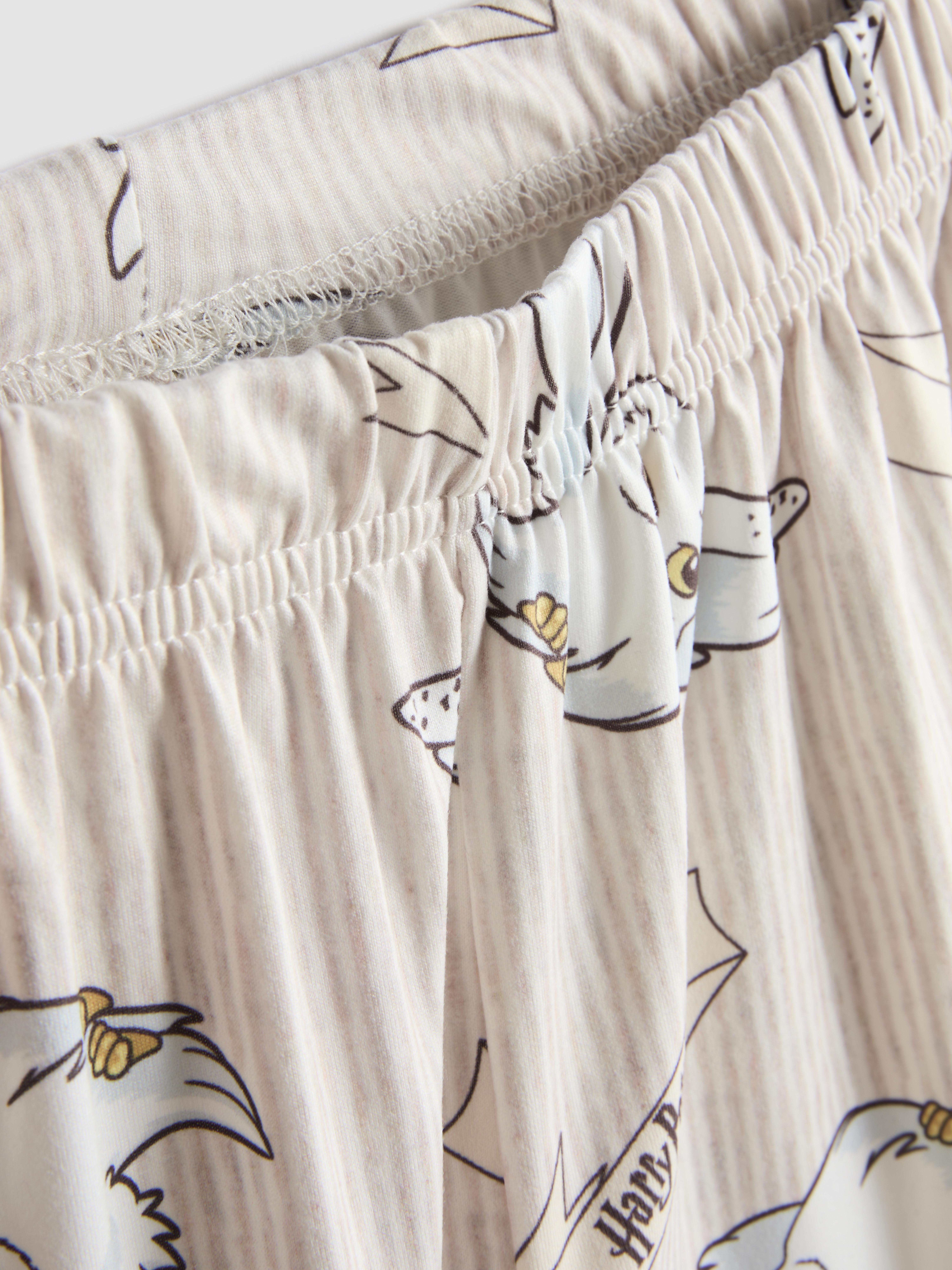 Harry Potter Hedwig Graphic Boyfriend Pajamas