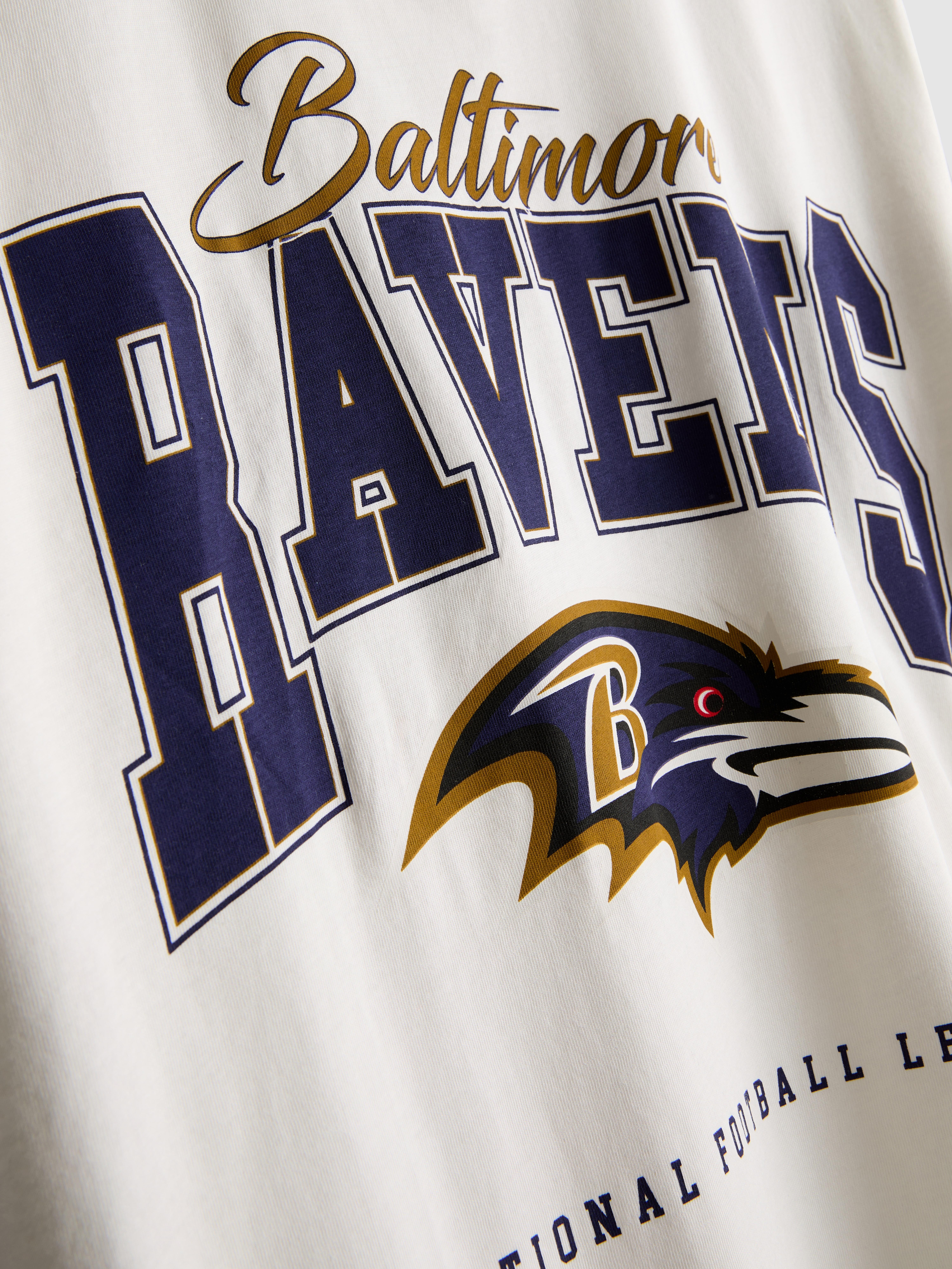 NFL Baltimore Ravens Pure Cotton Graphic T-Shirt