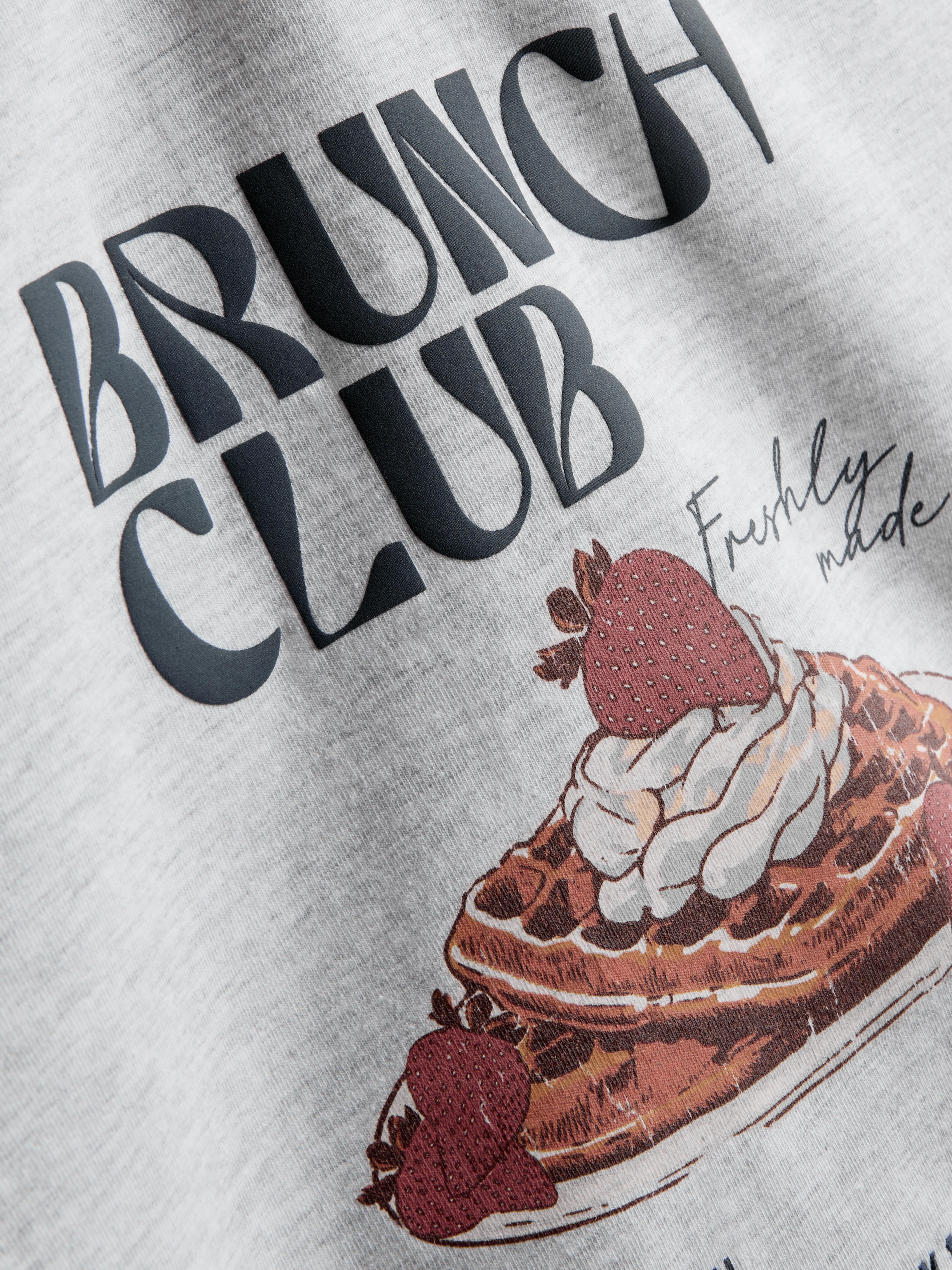 The Primark Scene | Bombažna kratka majica Brunch