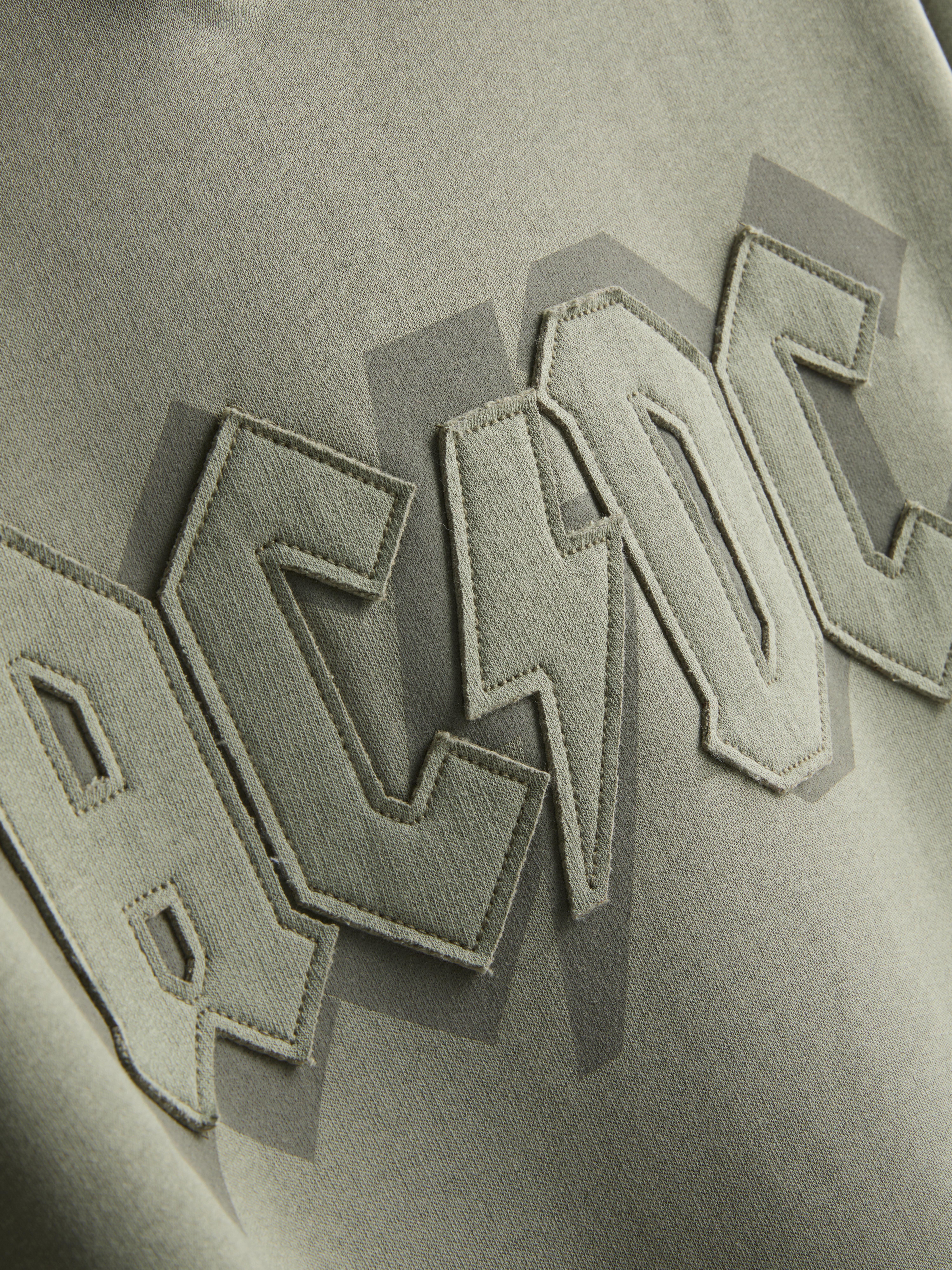 Katoenrijke hoodie met logo AC/DC