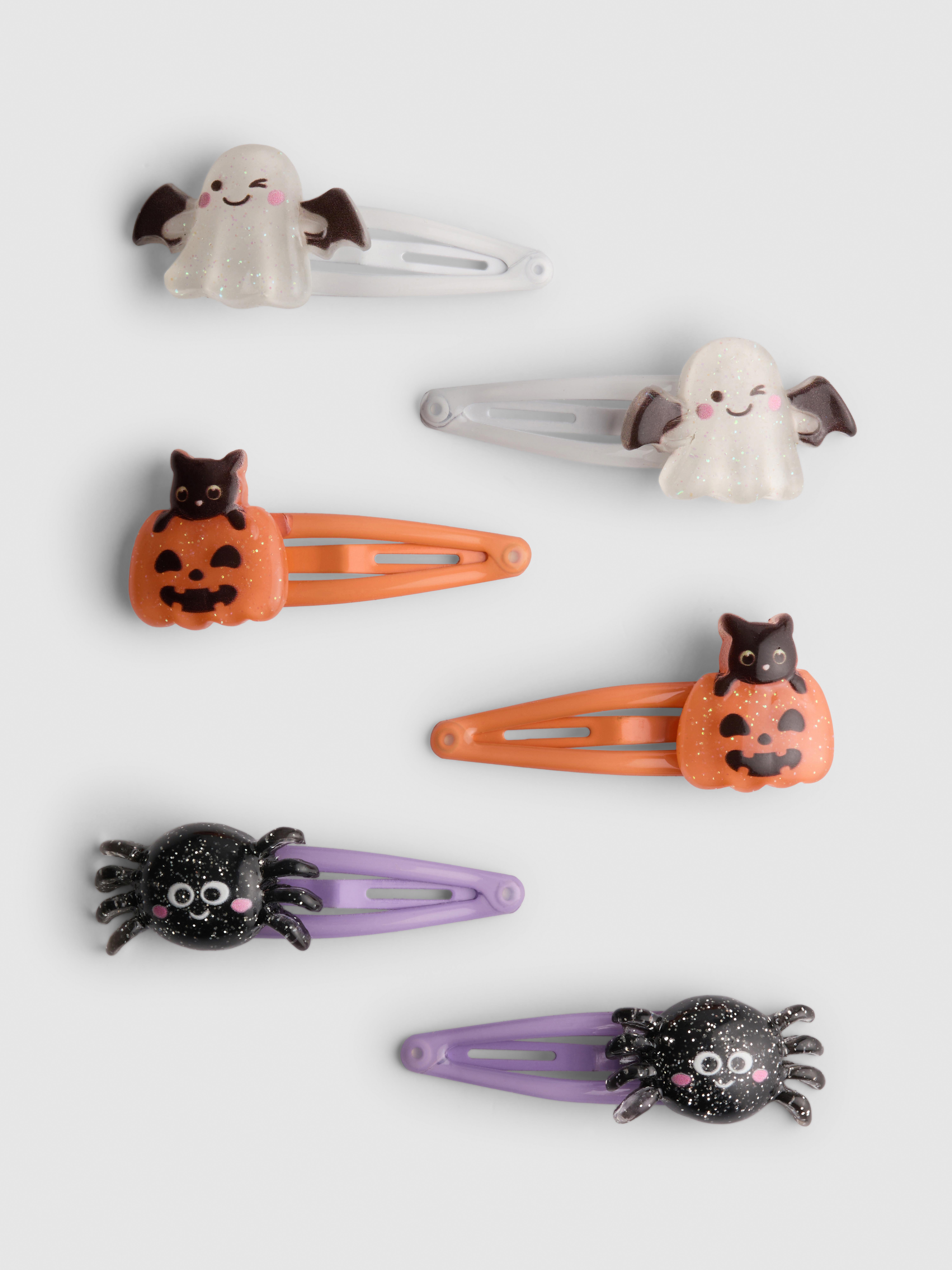 6pk Halloween Novelty Hair Clips