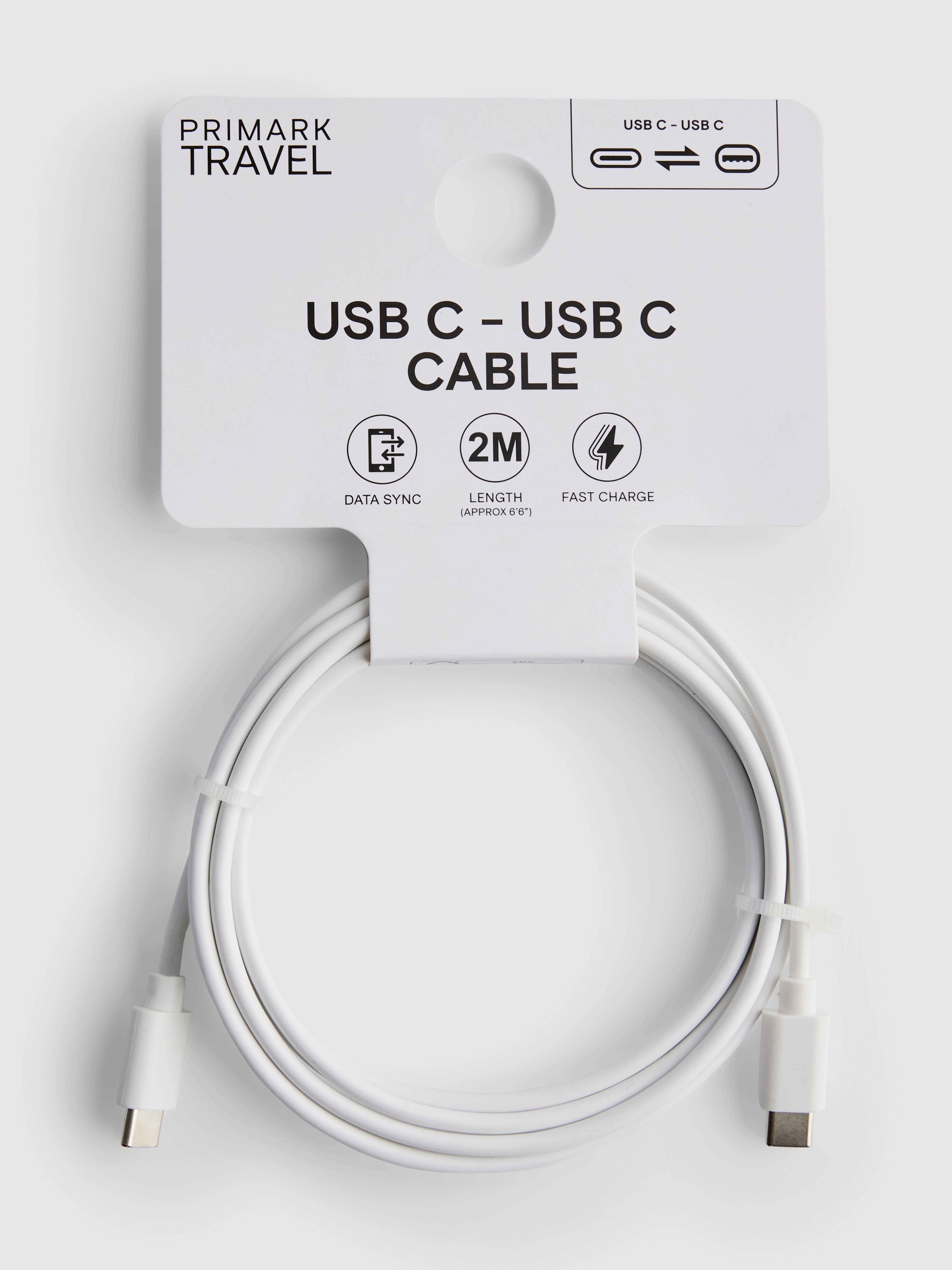 2m USB-C To USB-C Cable