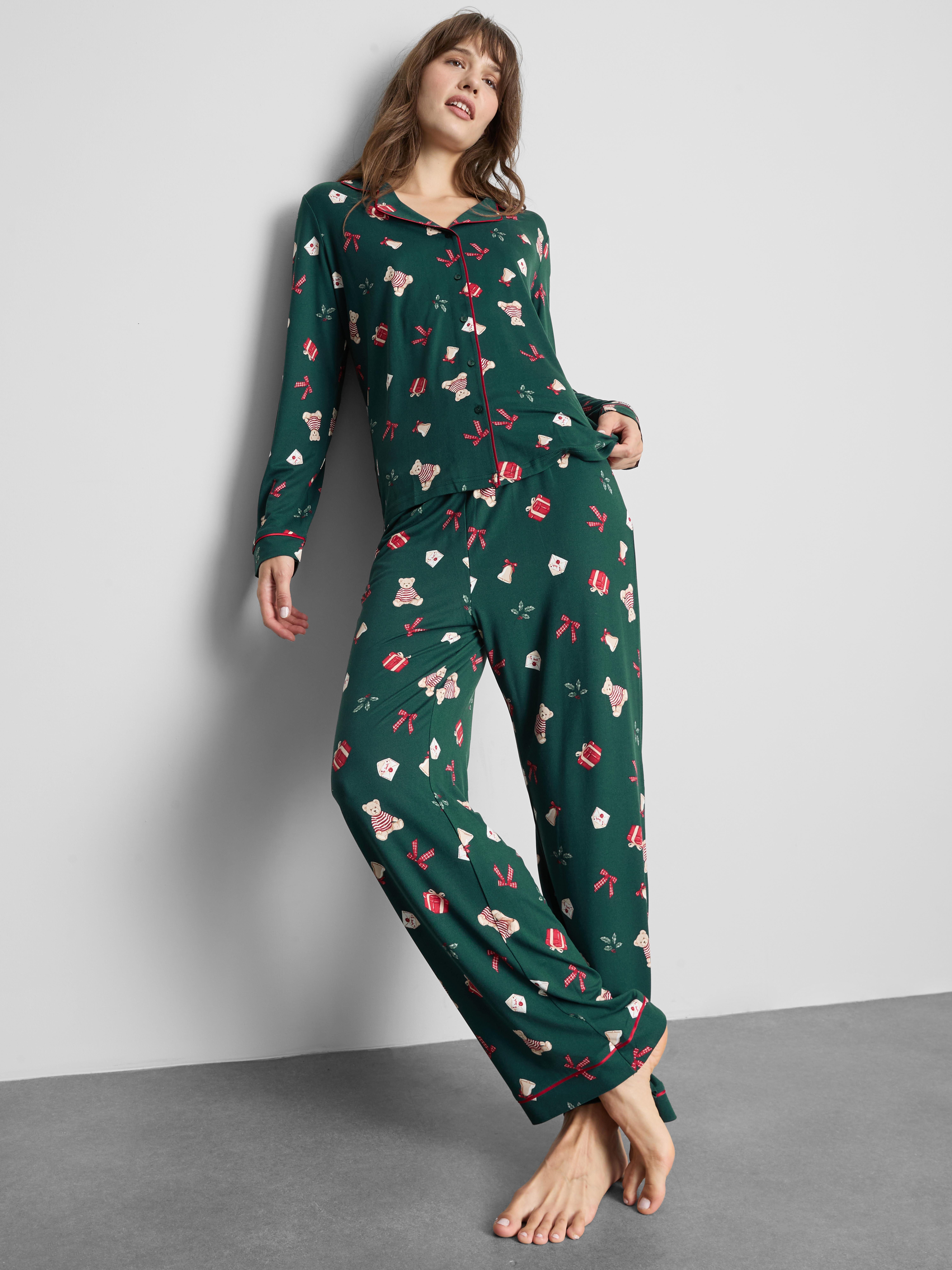 Christmas Teddy Bear Boyfriend Pajamas