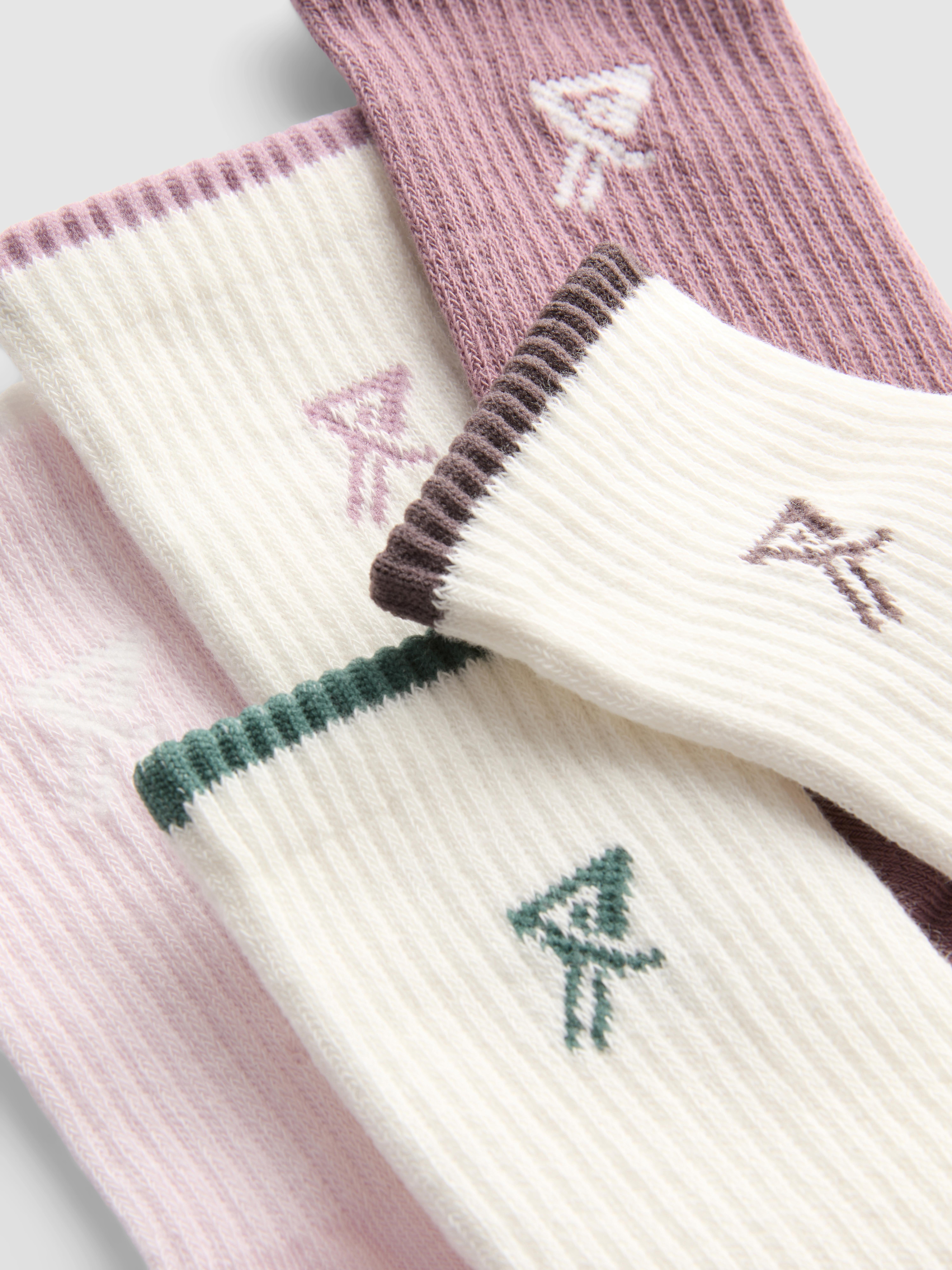 5pk Active Cotton-Rich Ankle Socks