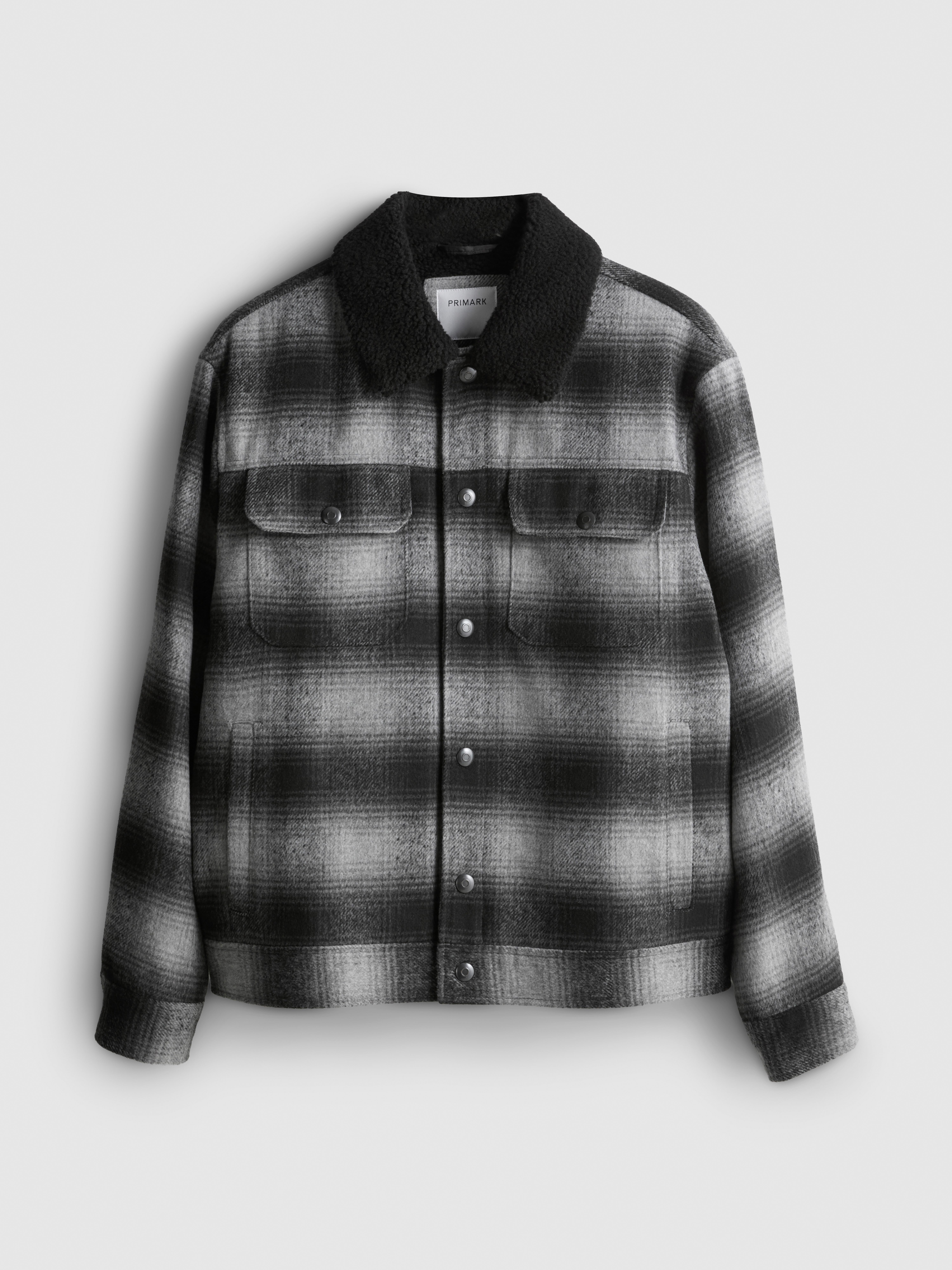 Sherpa Collar Check Trucker Jacket