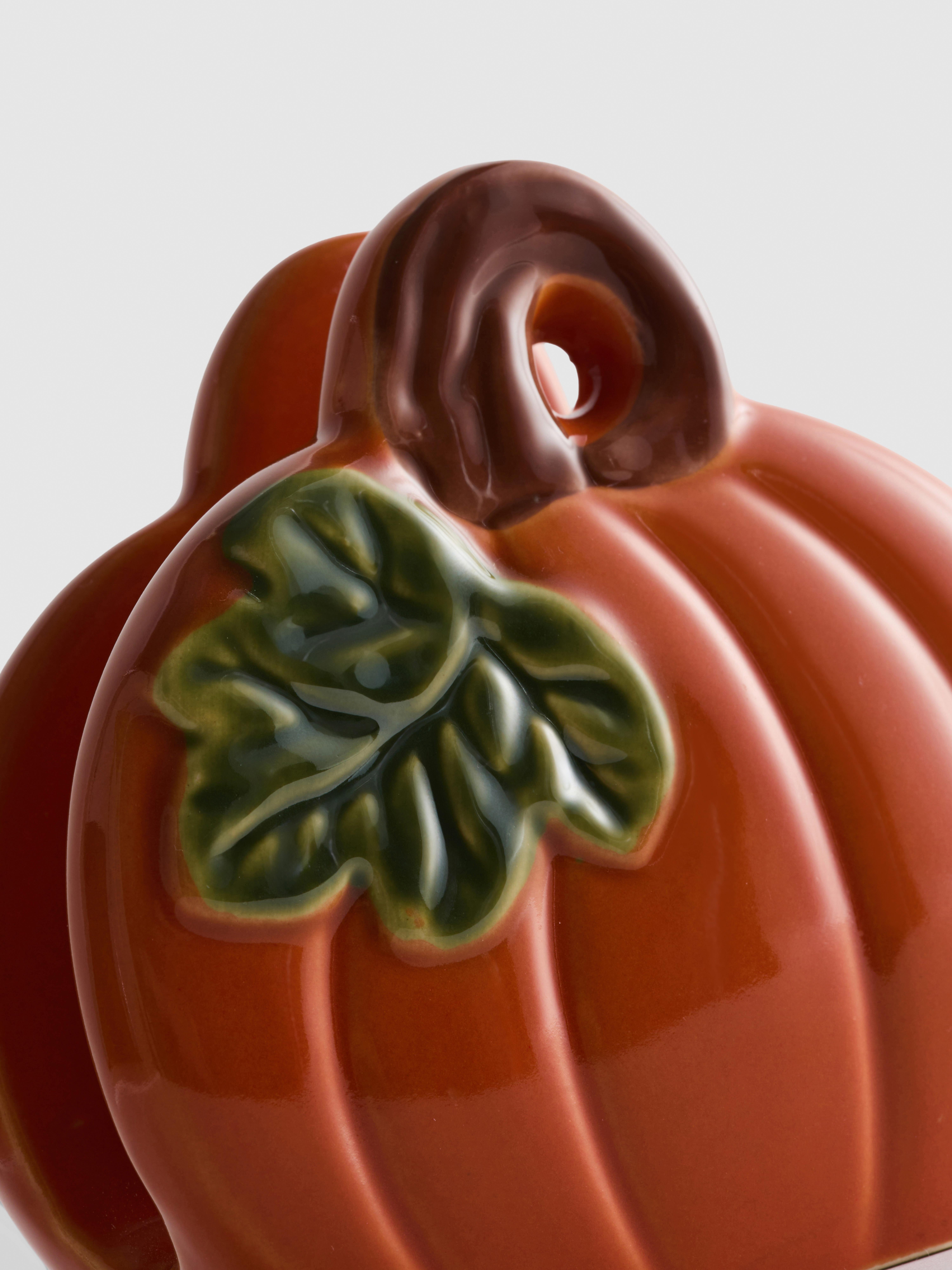 Servilletero en forma de calabaza