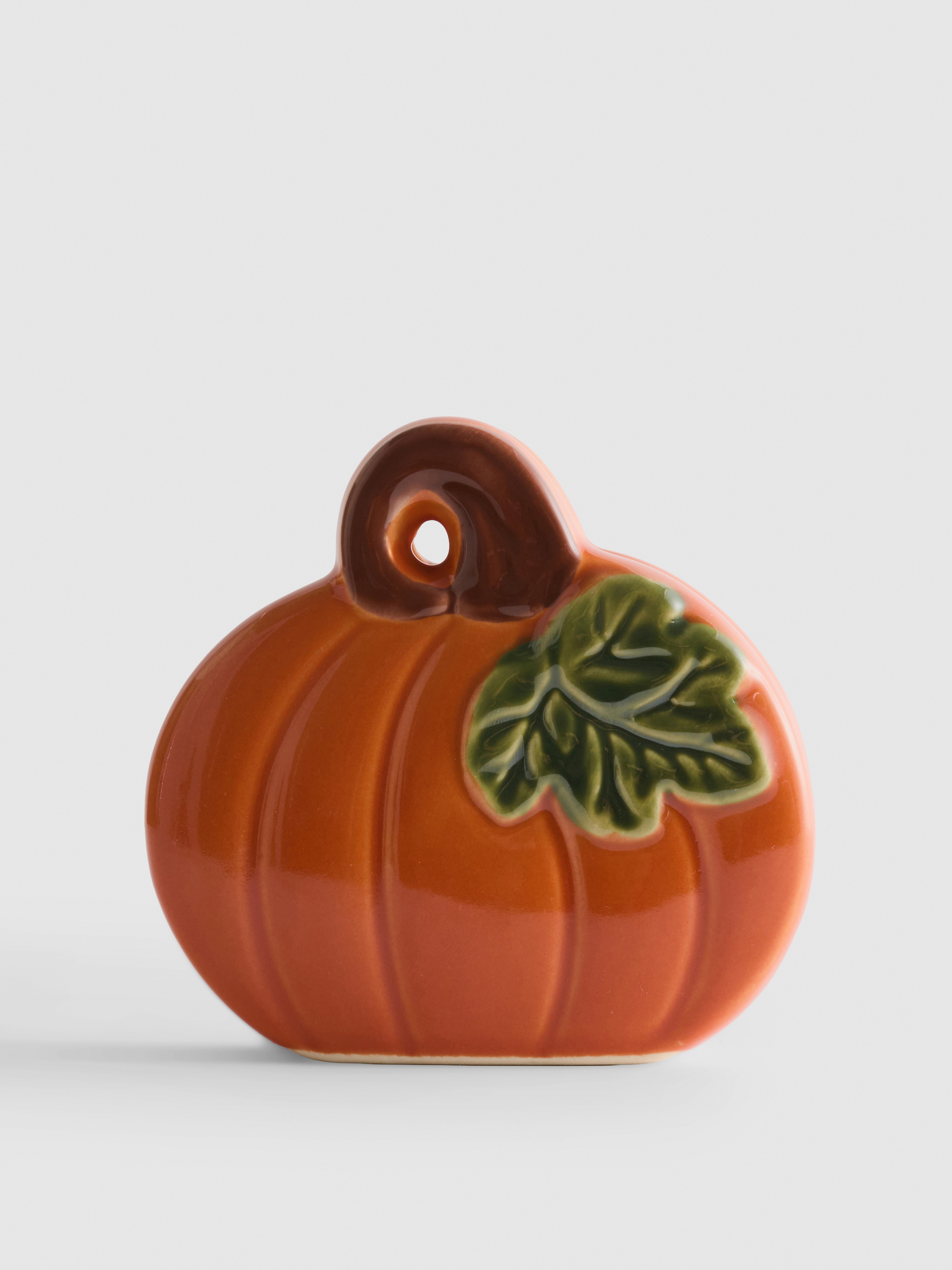 Servilletero en forma de calabaza