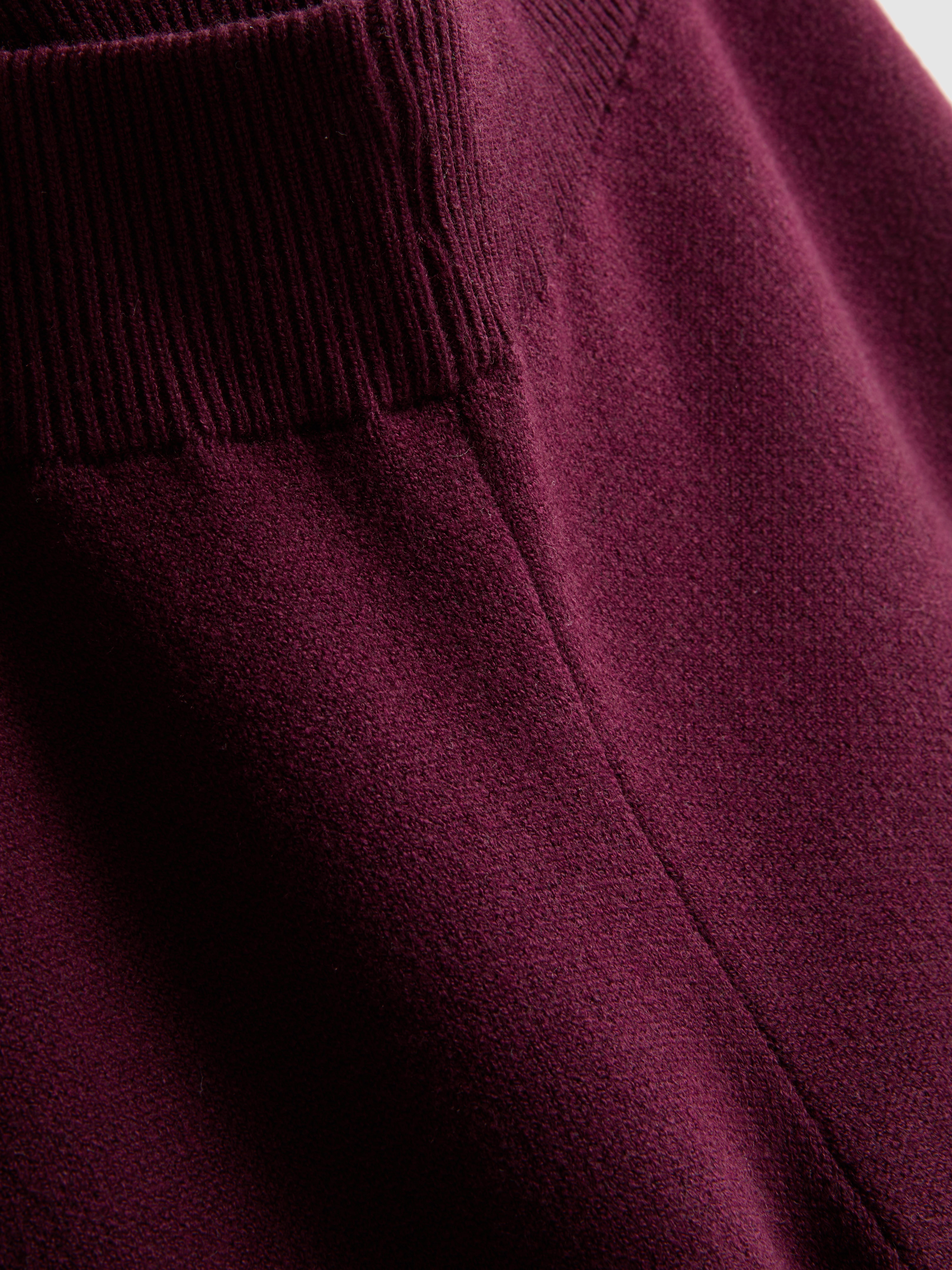 Compact Knit Wide Leg Leggings