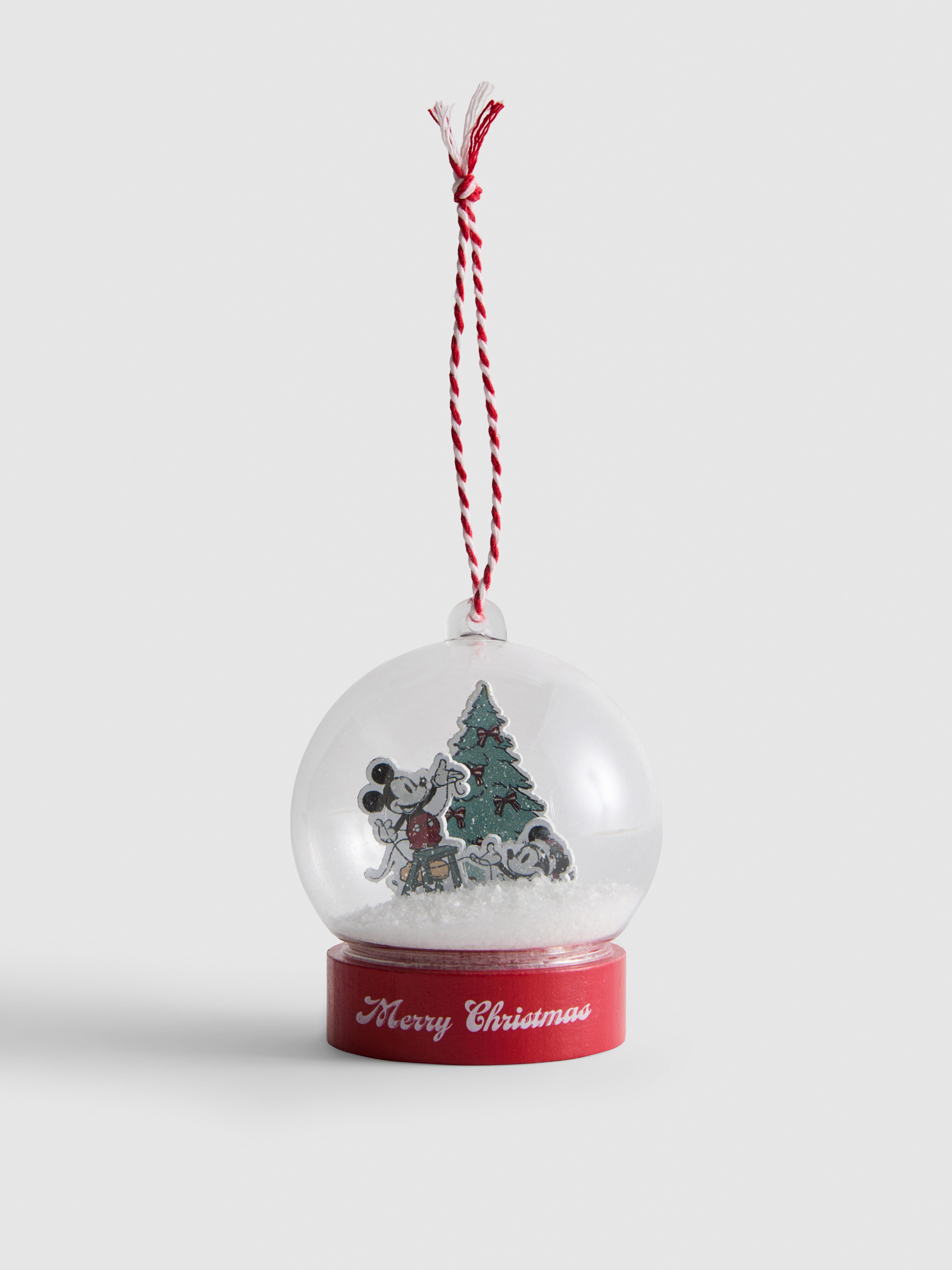 Disney’s Mickey Mouse Snow Globe Christmas Tree Ornament