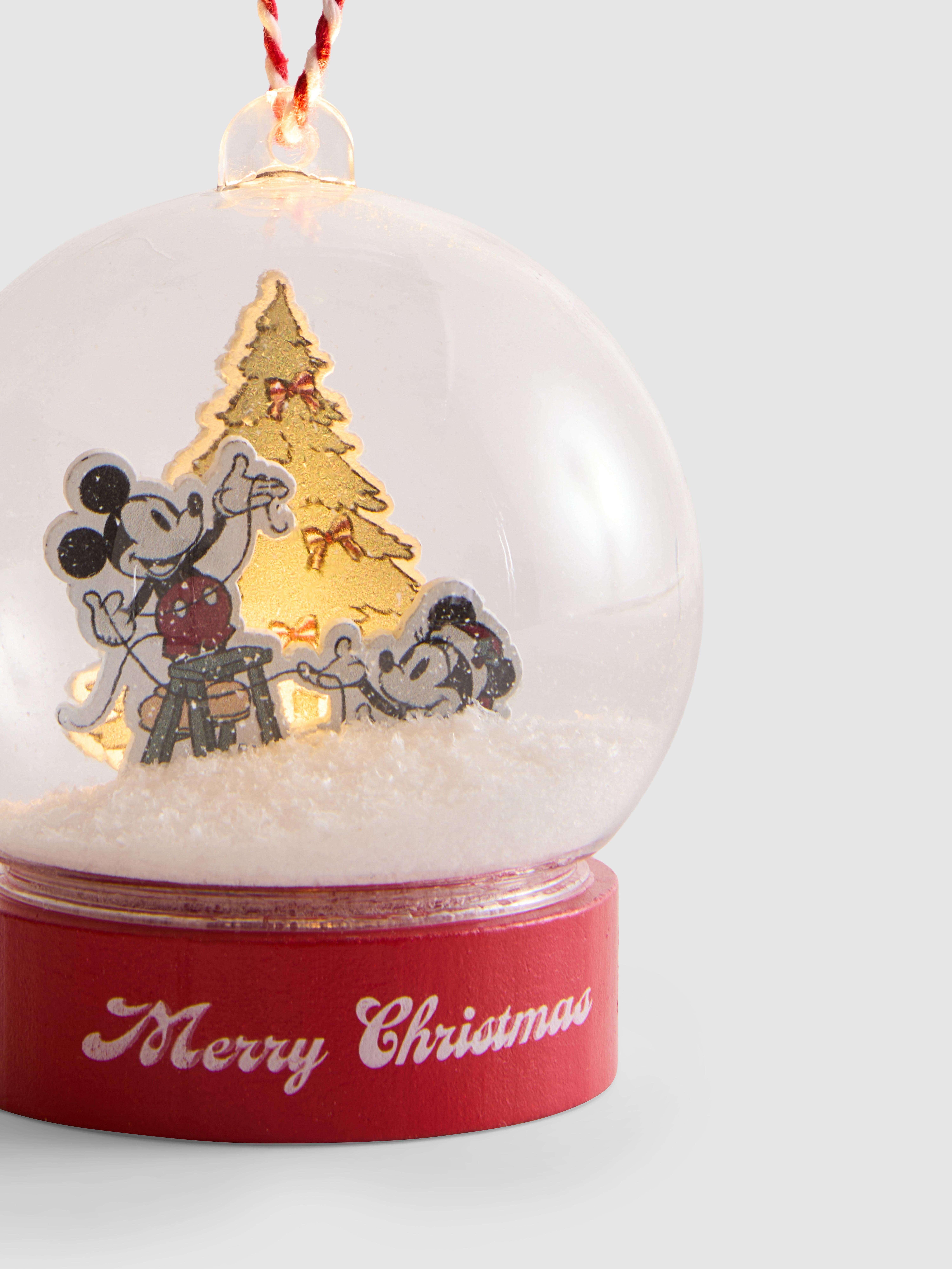 Disney’s Mickey Mouse Snow Globe Christmas Tree Ornament