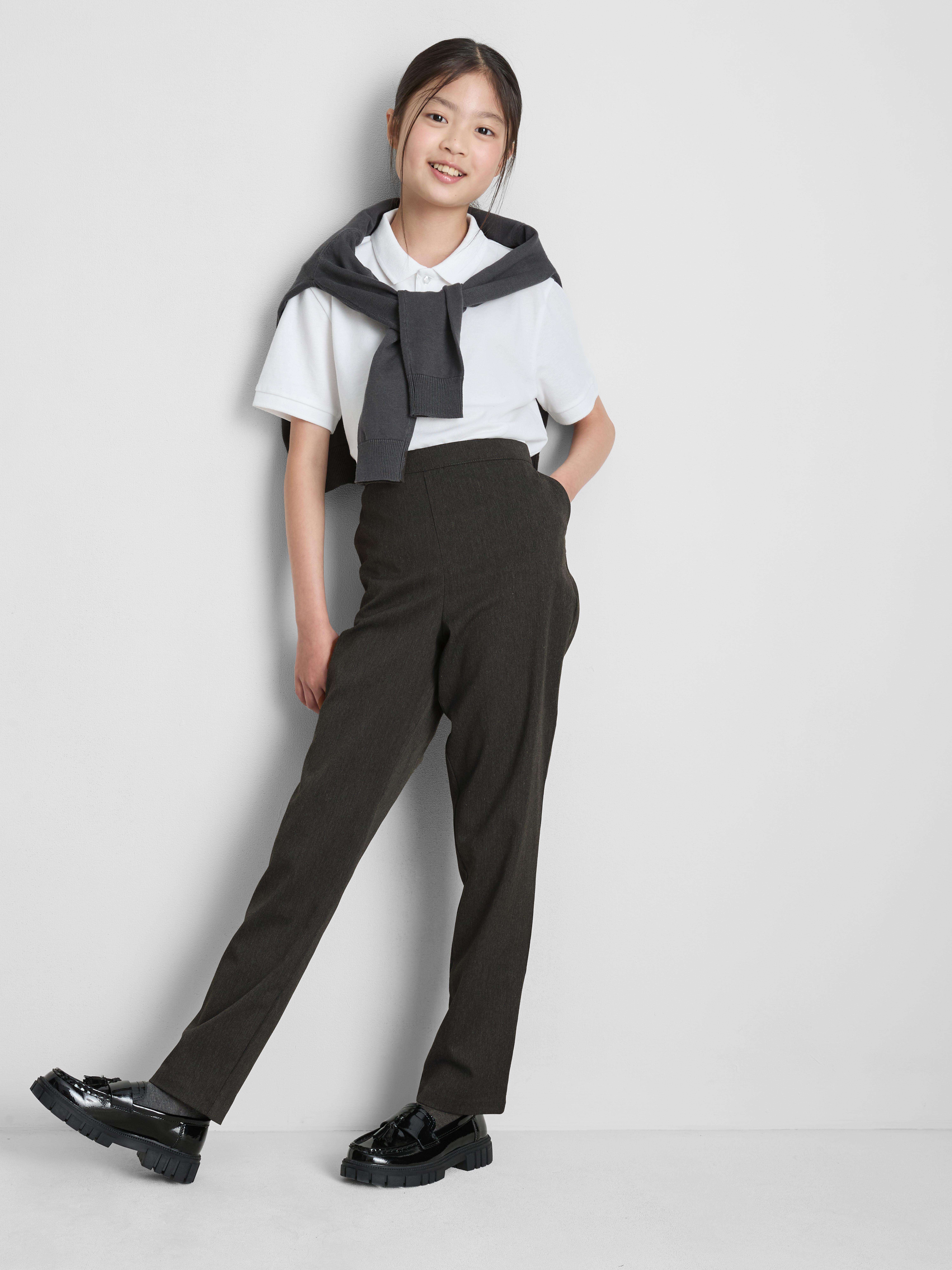 7-15yrs | 2pk Pull On School Trousers