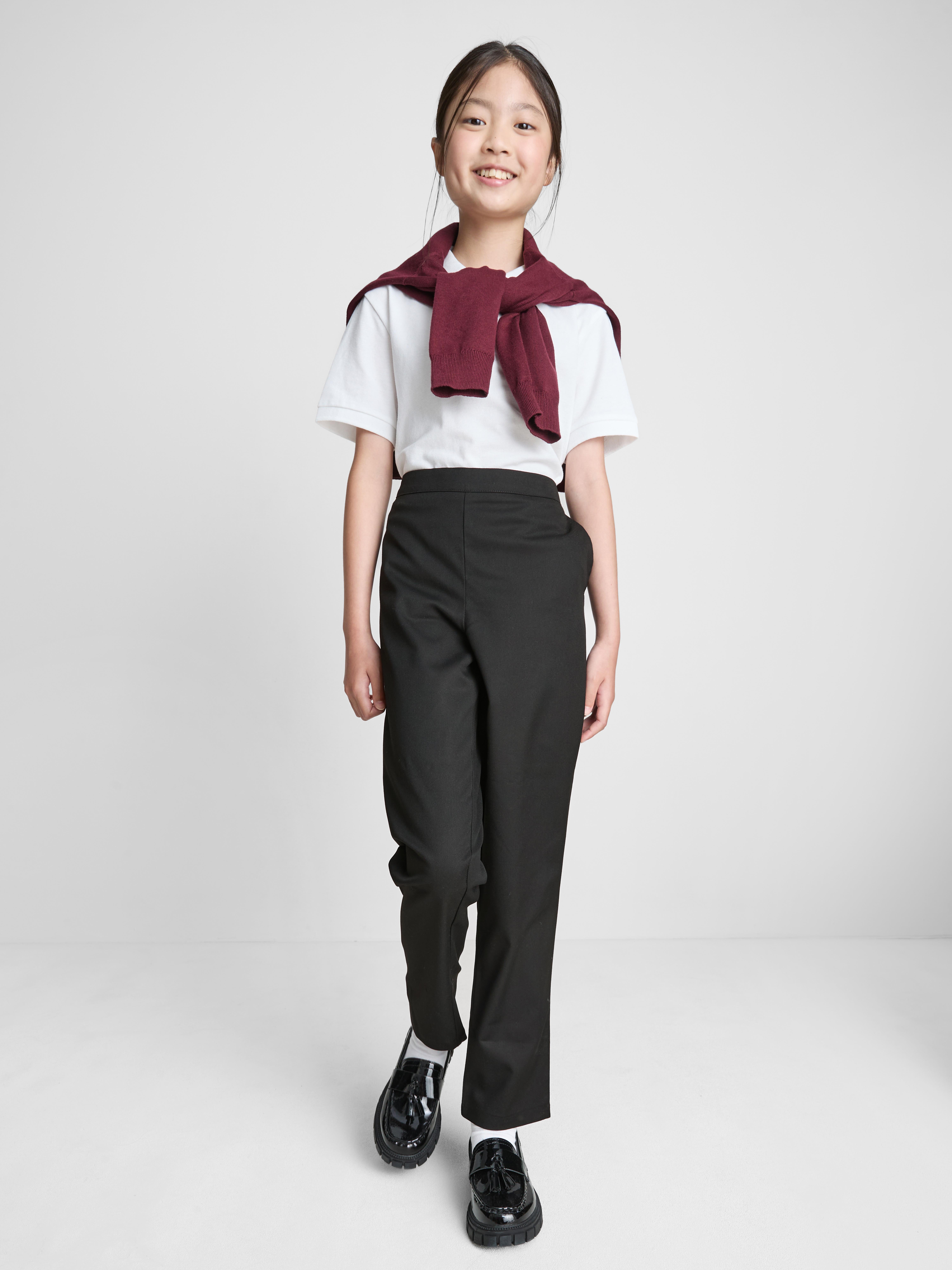 7-15yrs | 2pk Pull On School Trousers
