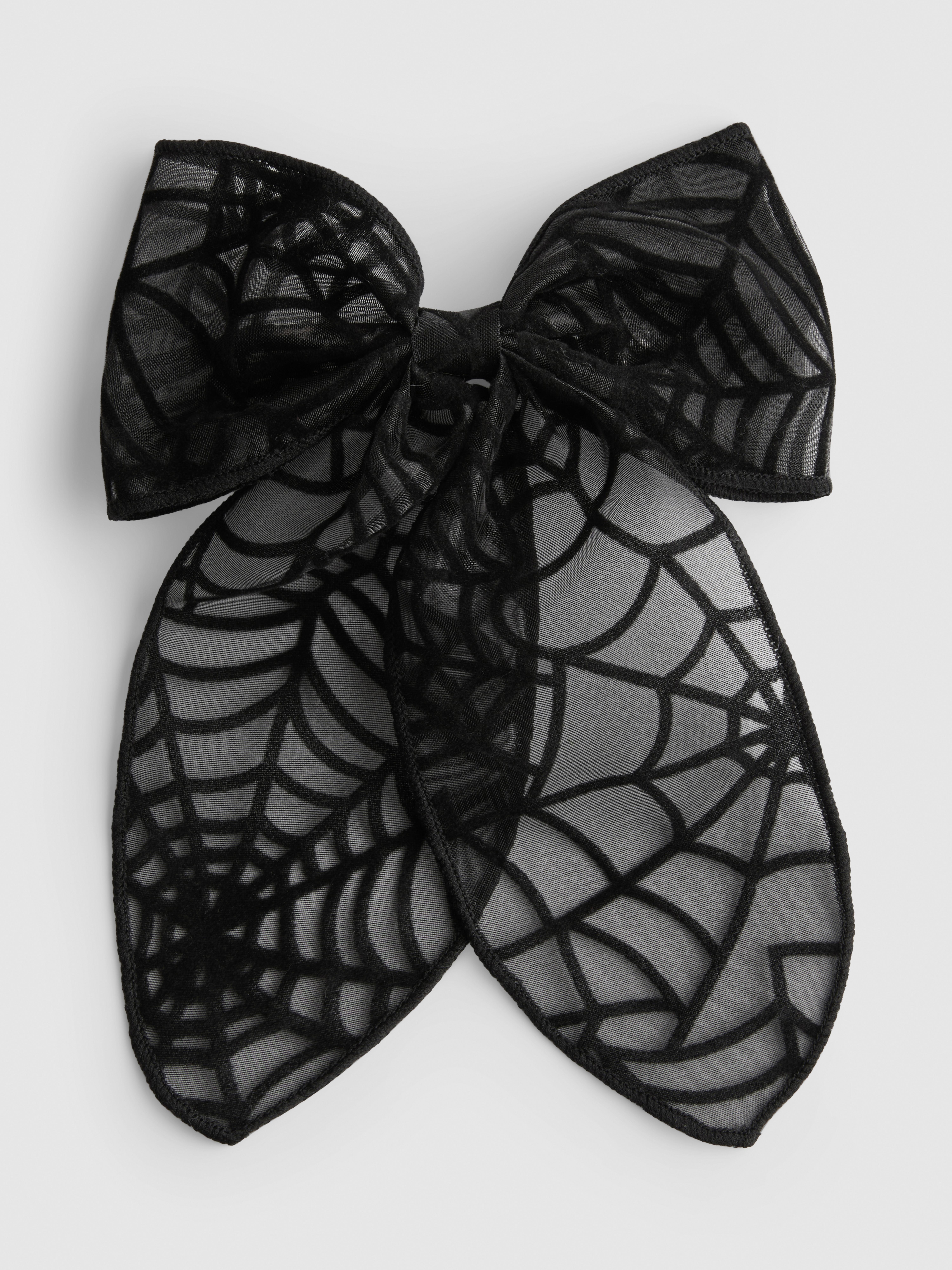 Halloween Spiderweb Bow Hair Clip