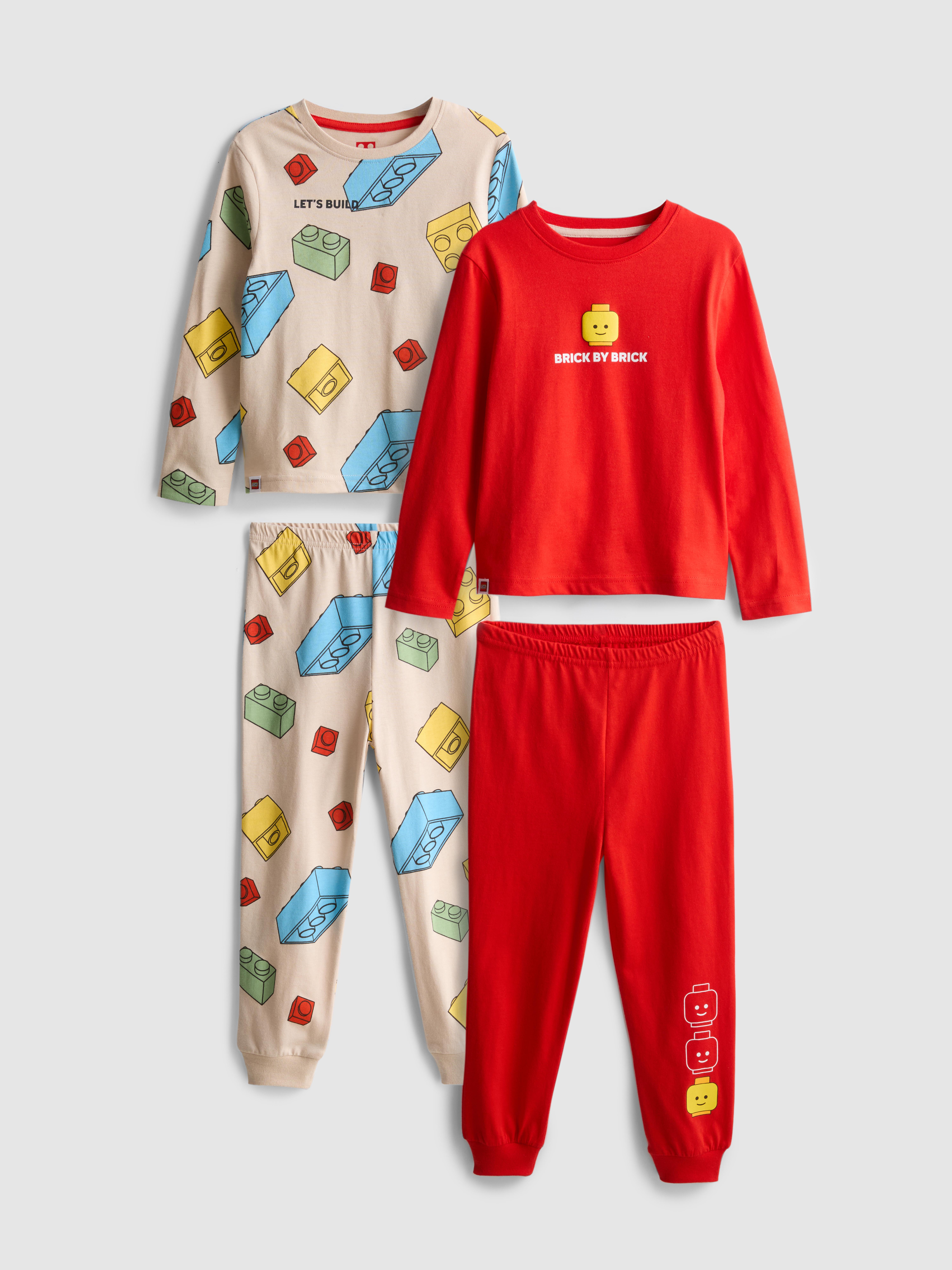 Boys Red 1-9yrs | 2pk LEGO Pyjamas | Primark