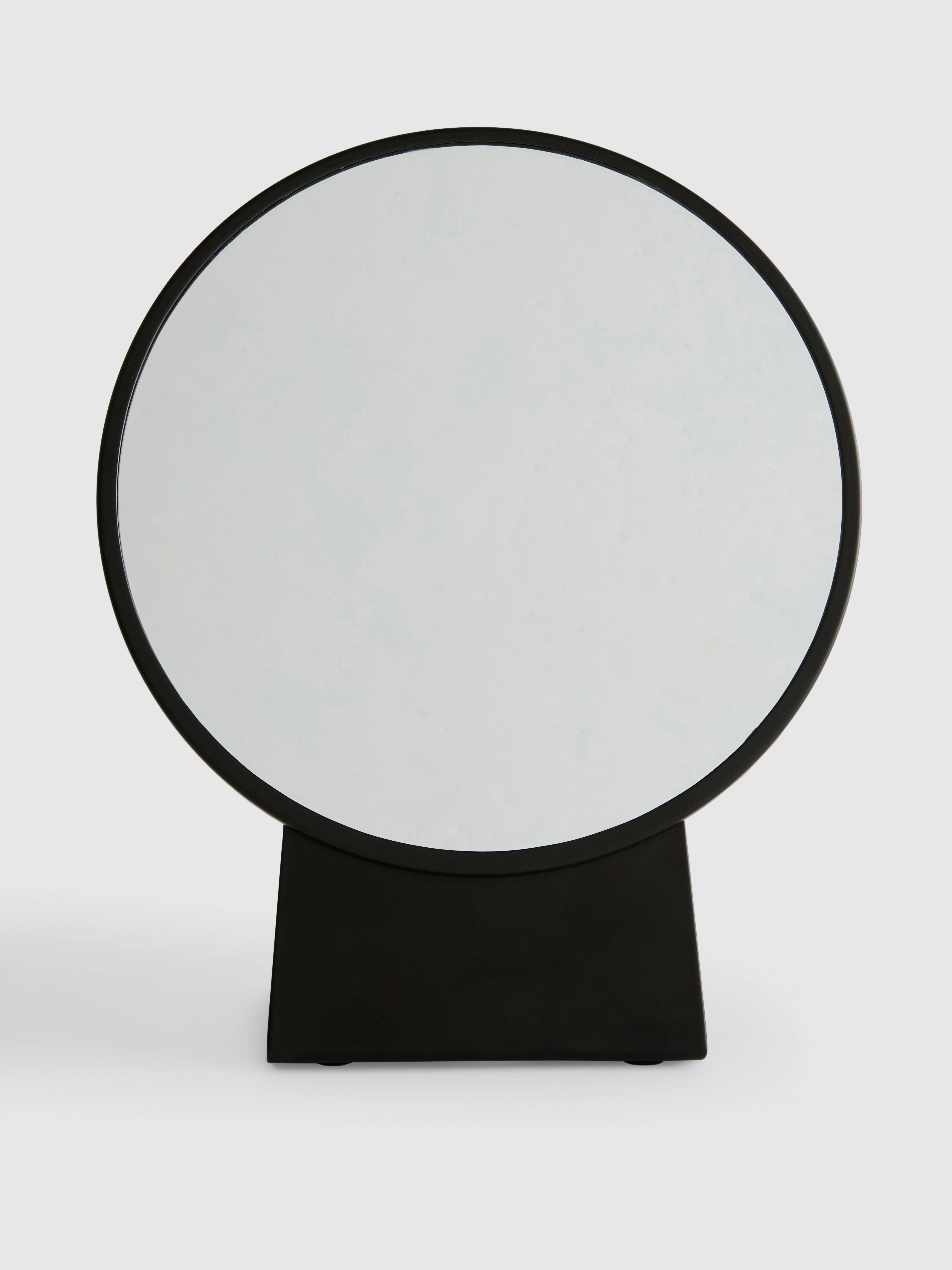 Round Vanity Mirror Black