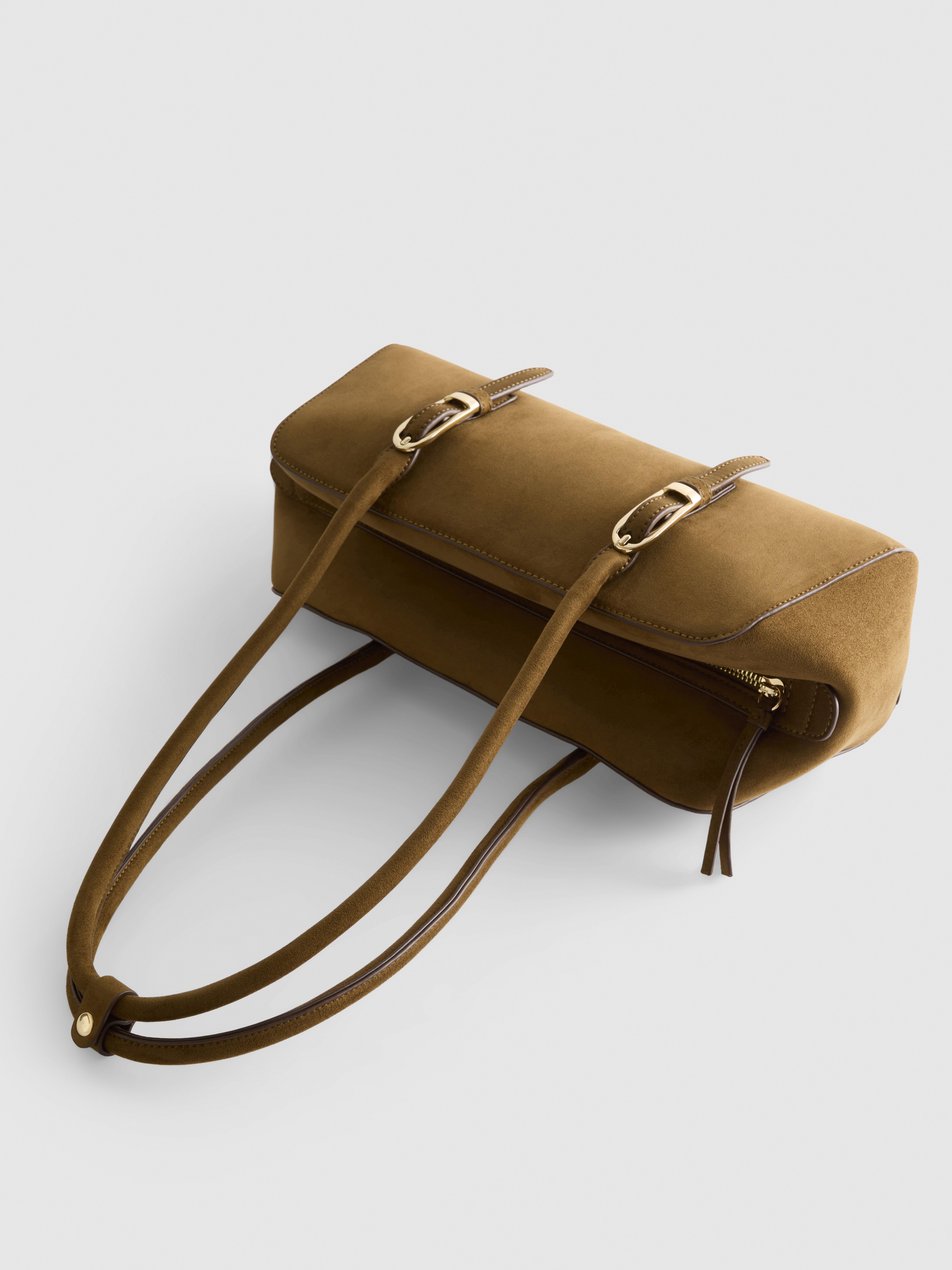 „By Coleen“ Schultertasche mit Zierschnallen