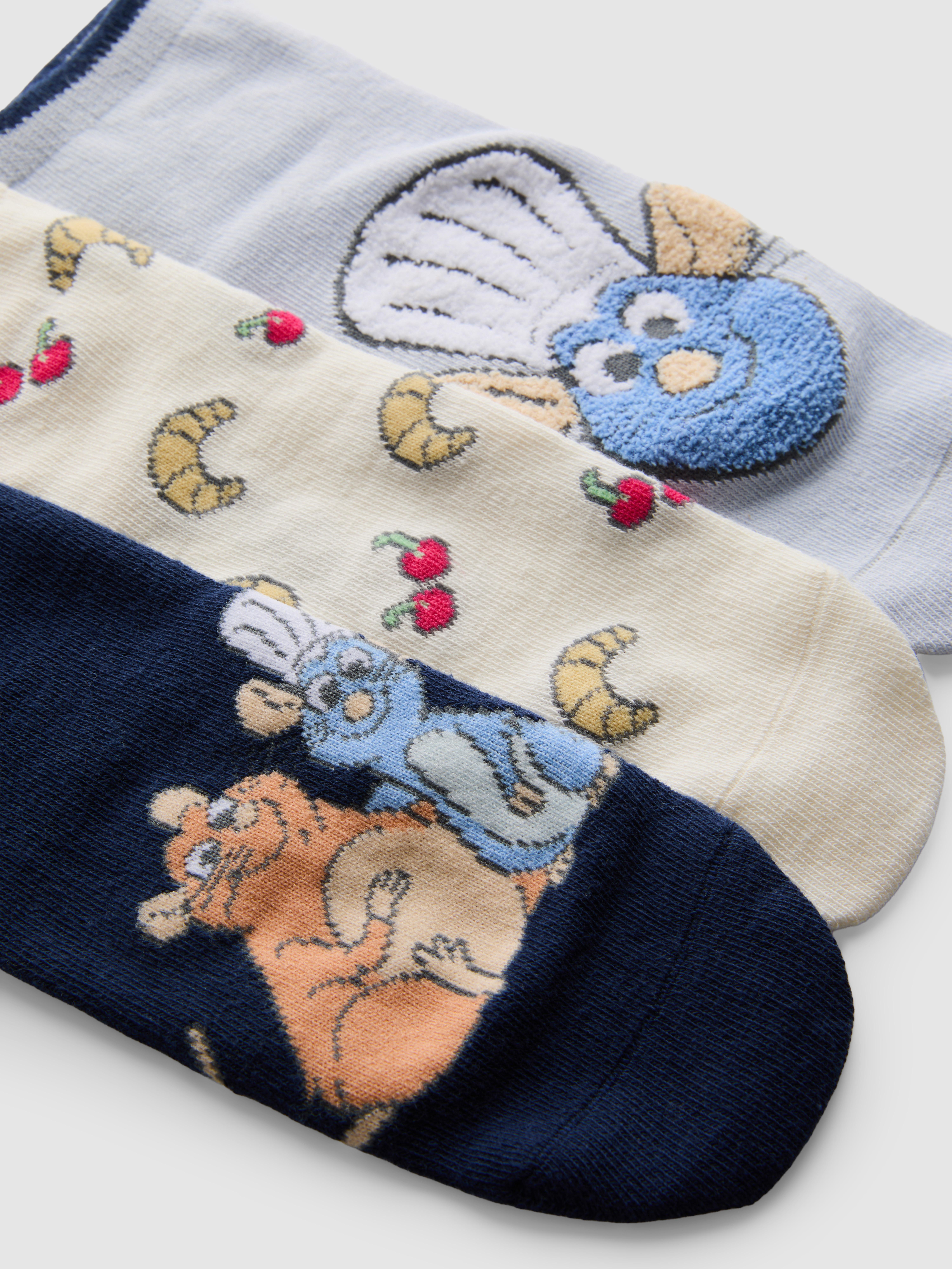 „Disney Pixar Ratatouille“ Socken mit hohem Baumwollanteil, 3er-Pack