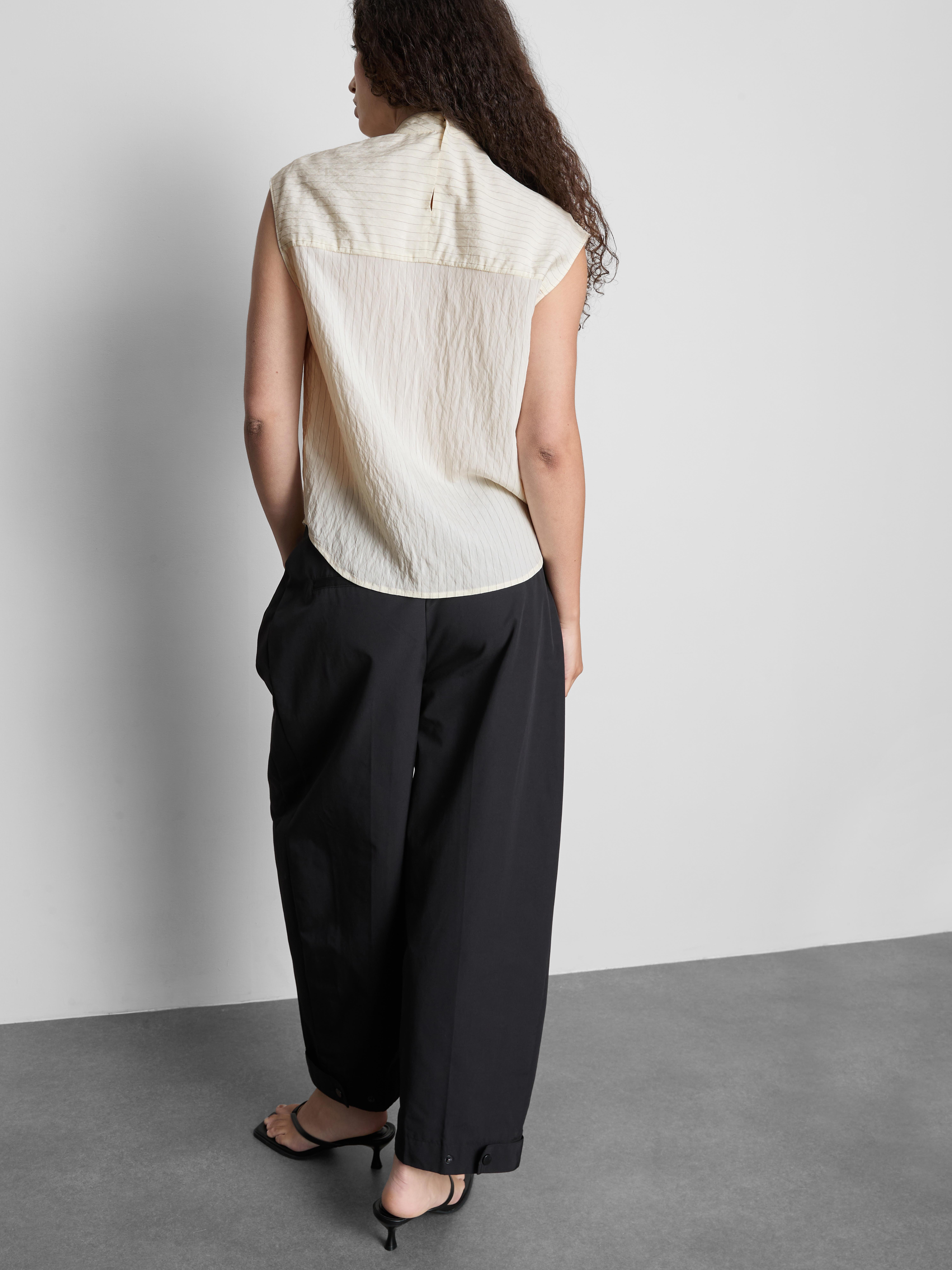 Gestreifte „The Edit“ Bluse zum Binden