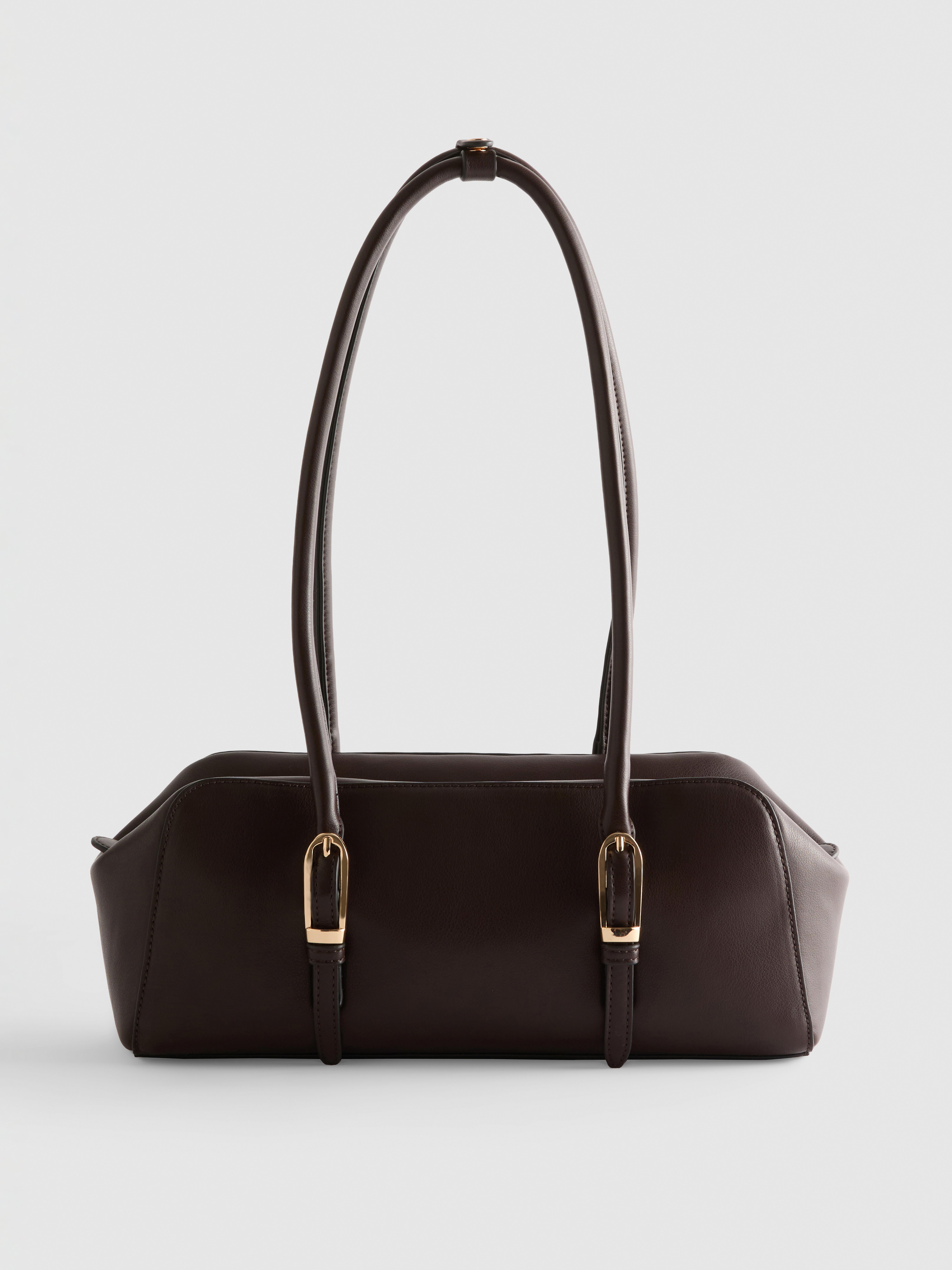 By Coleen Faux Leather Bowler Bag