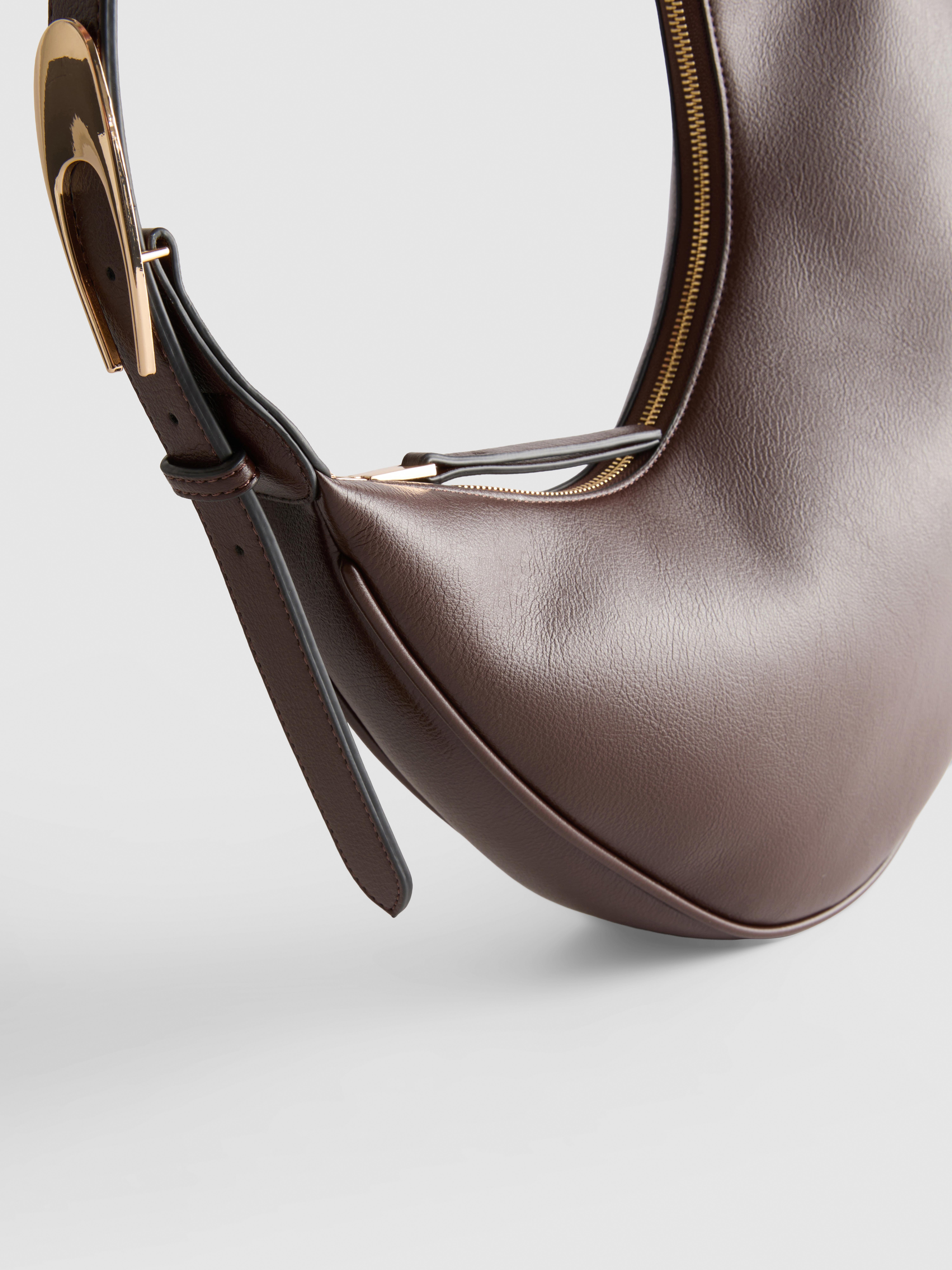 By Coleen Faux Leather Slouchy Scoop Bag