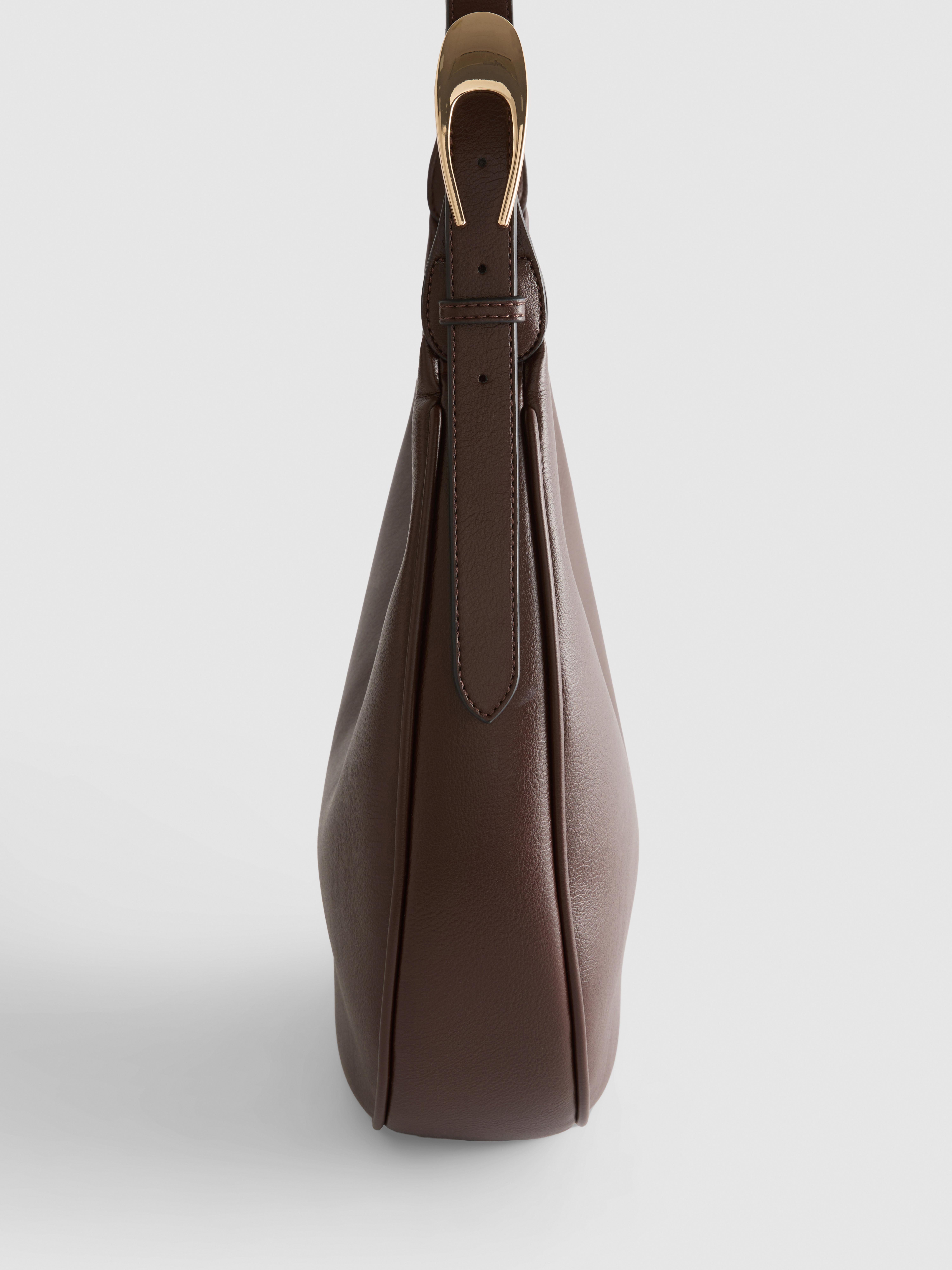 By Coleen Faux Leather Slouchy Scoop Bag