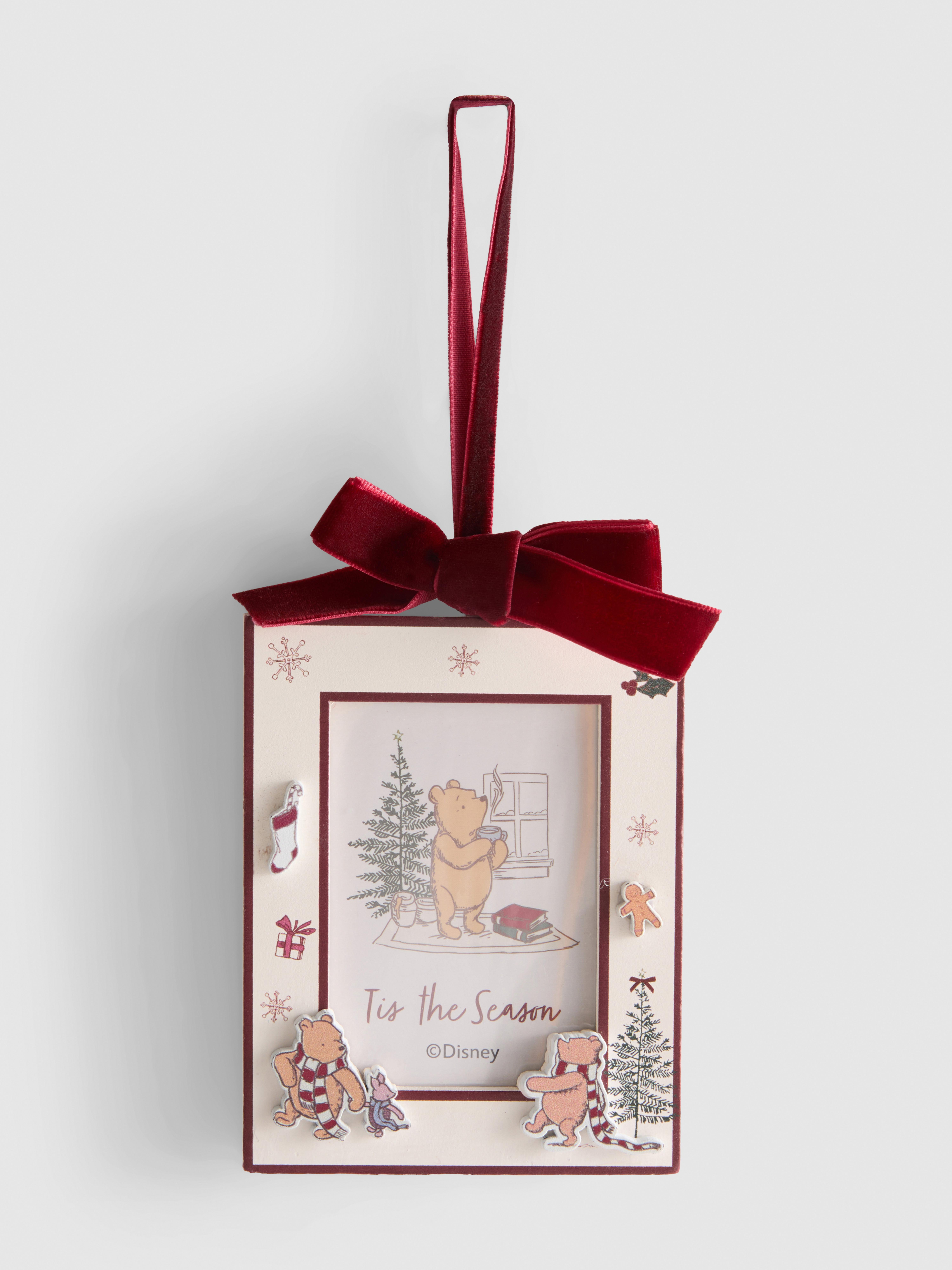 Disney's Winnie the Pooh Christmas Hanging Photo Frame Ornament