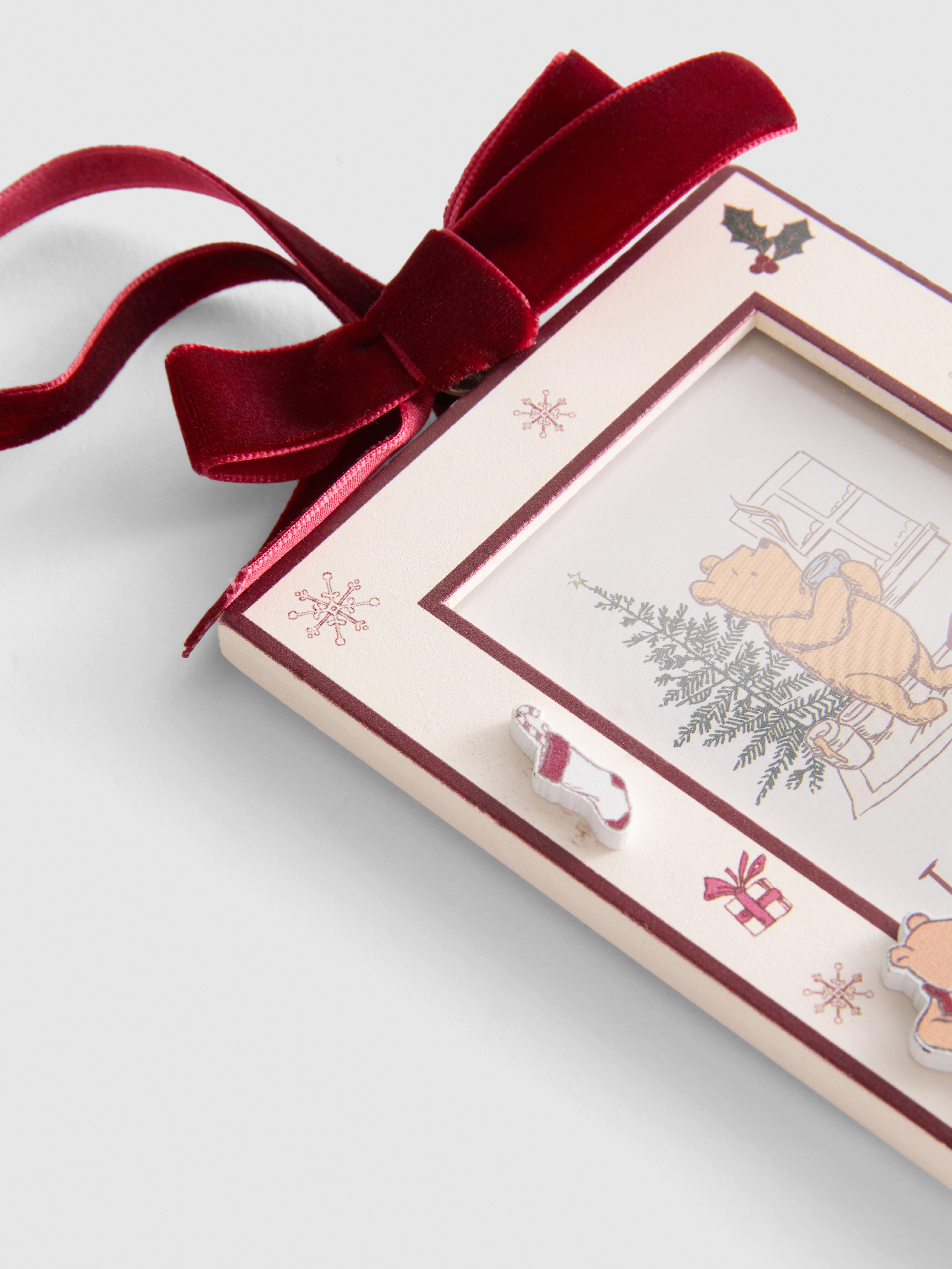 Disney's Winnie the Pooh Christmas Hanging Photo Frame Ornament