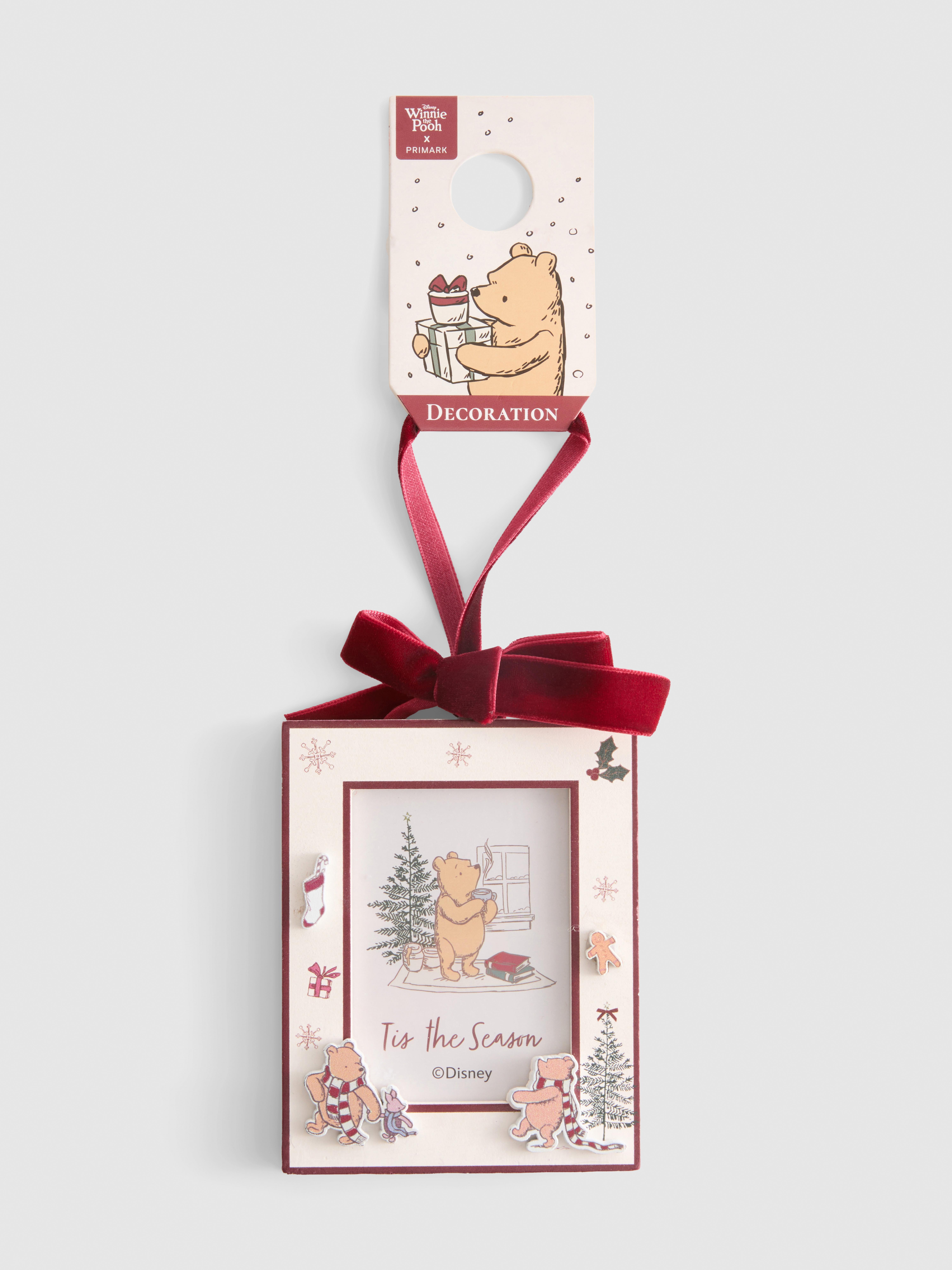 Disney's Winnie the Pooh Christmas Hanging Photo Frame Ornament