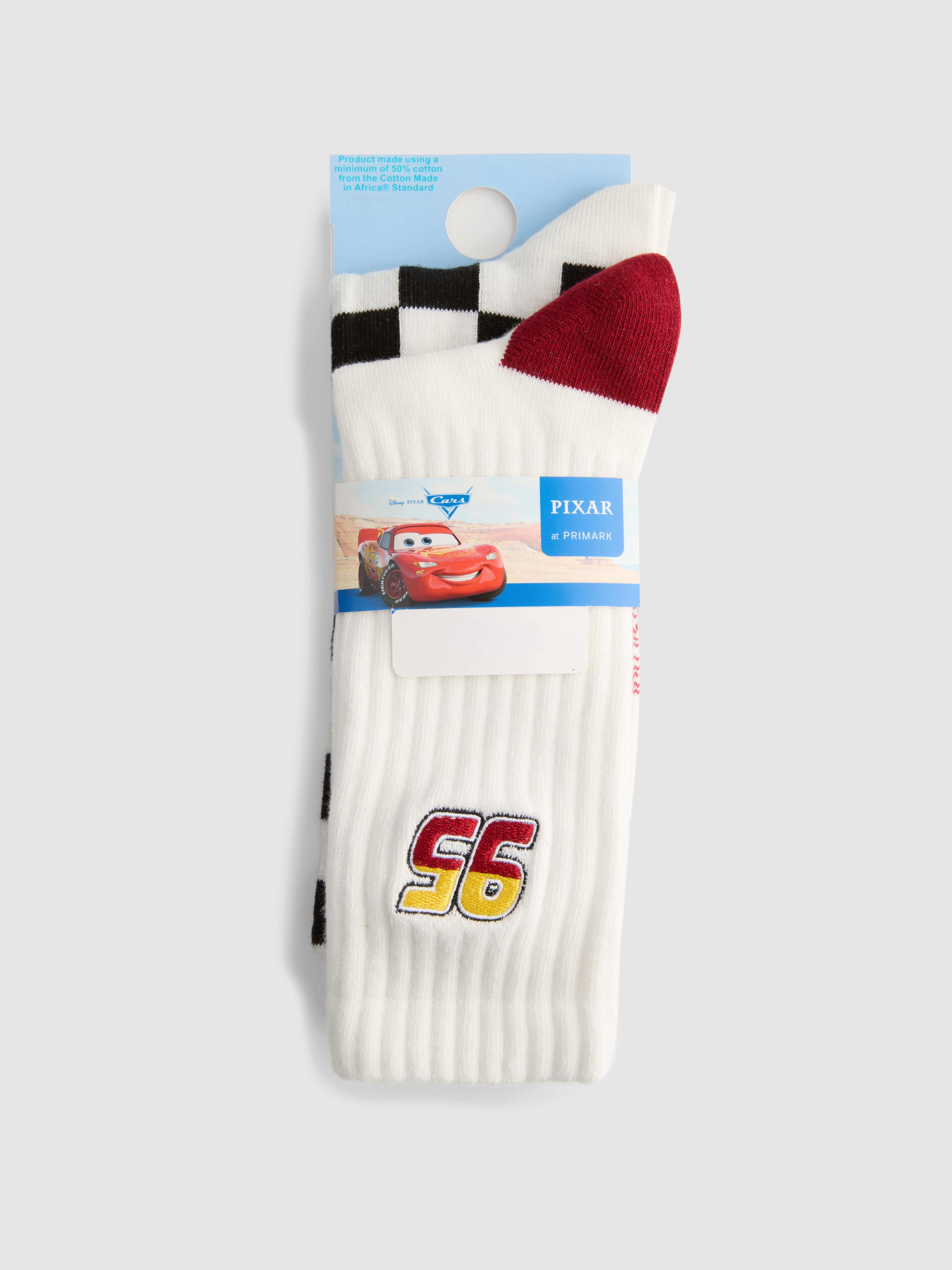 2pk Disney Pixar's Cars Cotton-Rich Crew Socks