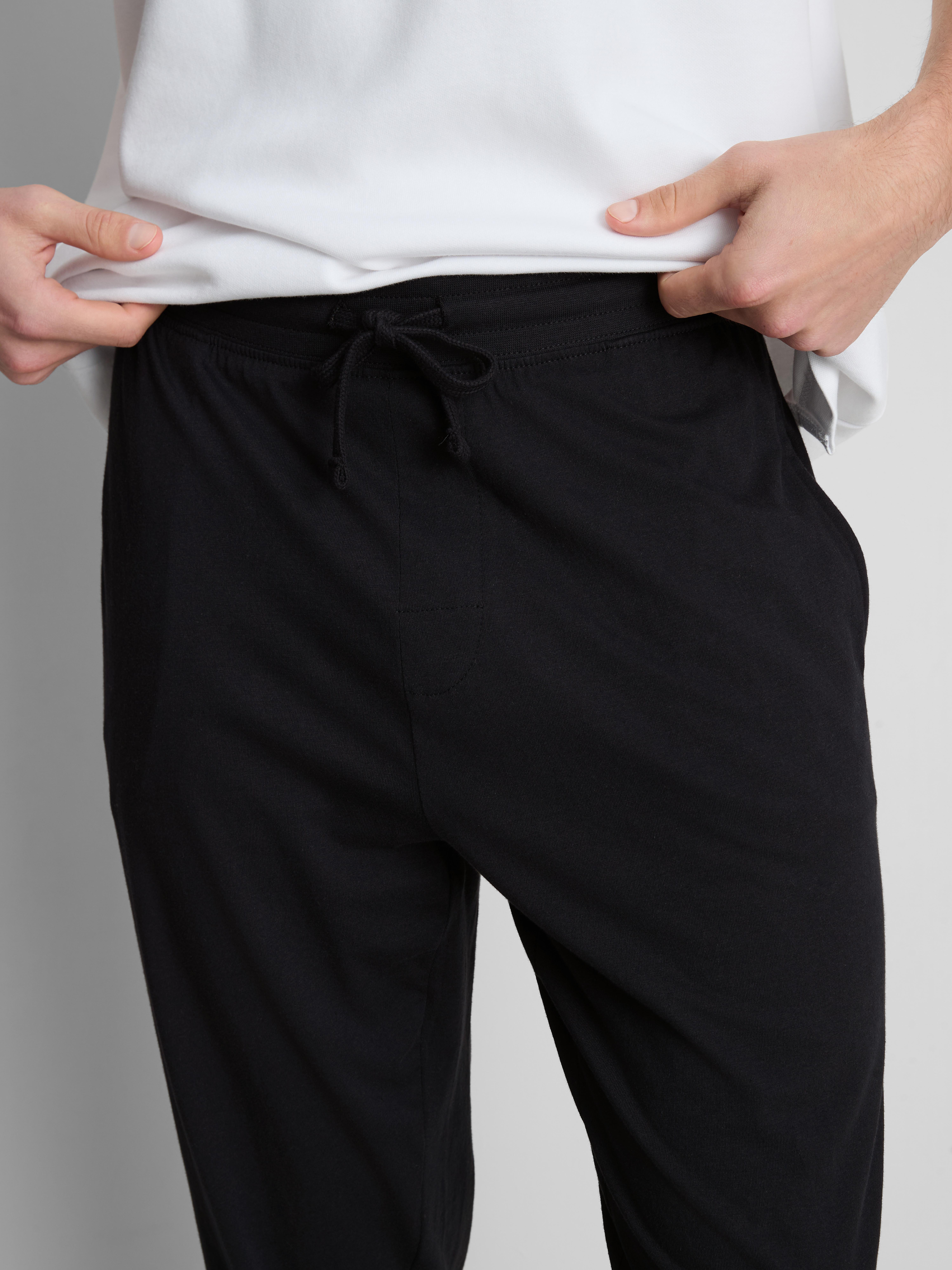 Pure Cotton Cuffed Pajama Bottoms