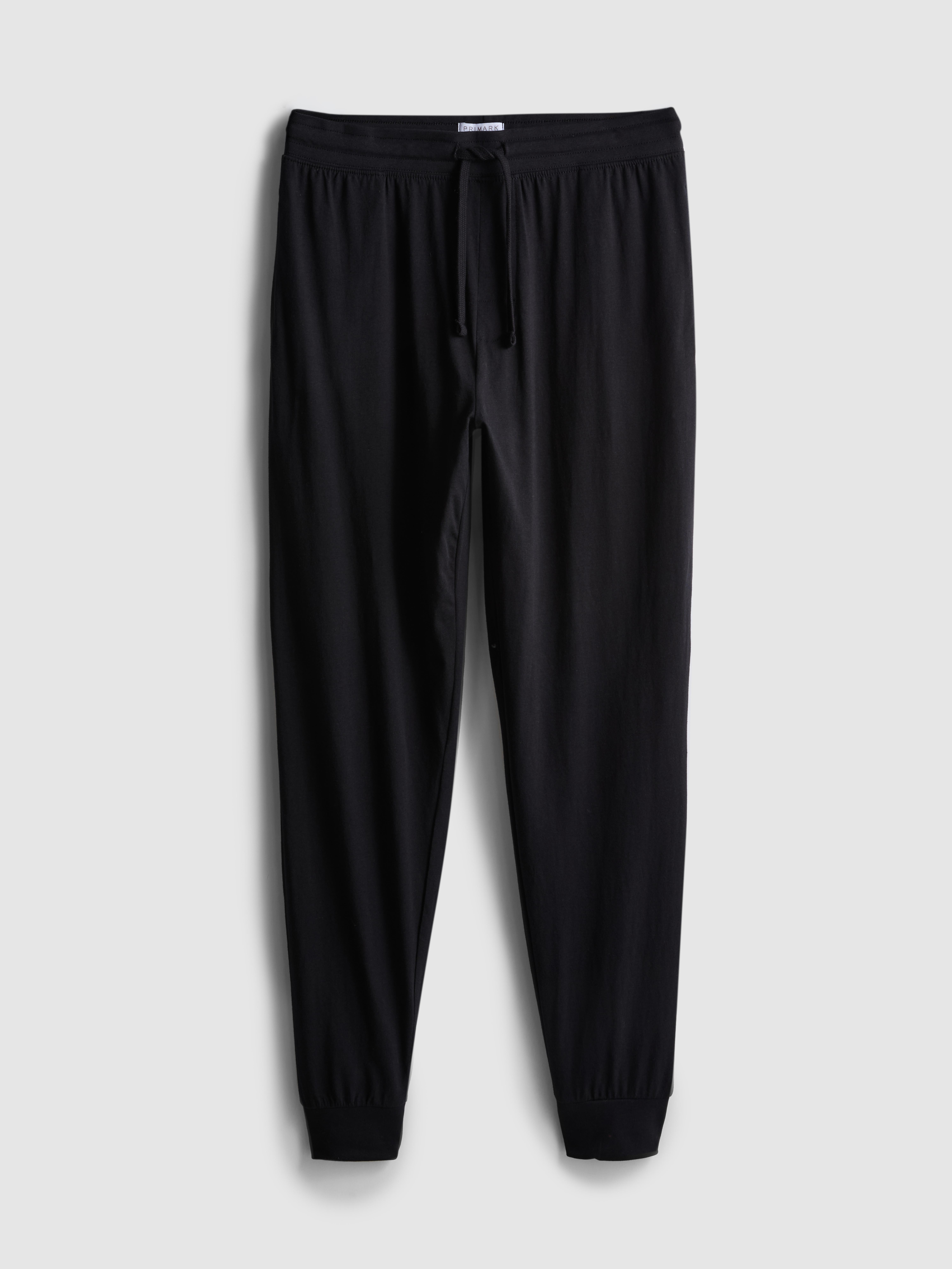 Pure Cotton Cuffed Pajama Bottoms