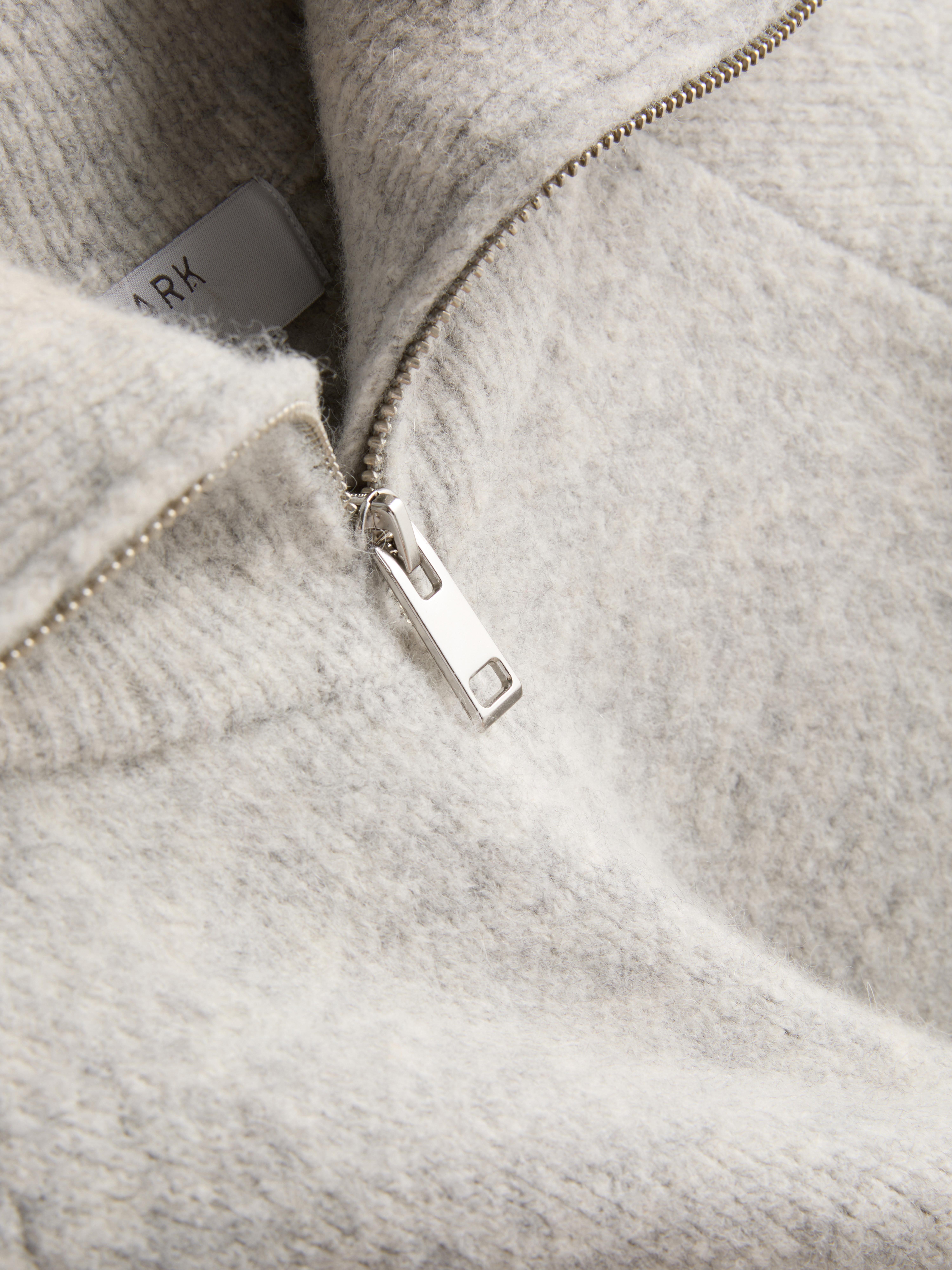 Essential Knitted Zip-Up Cardigan
