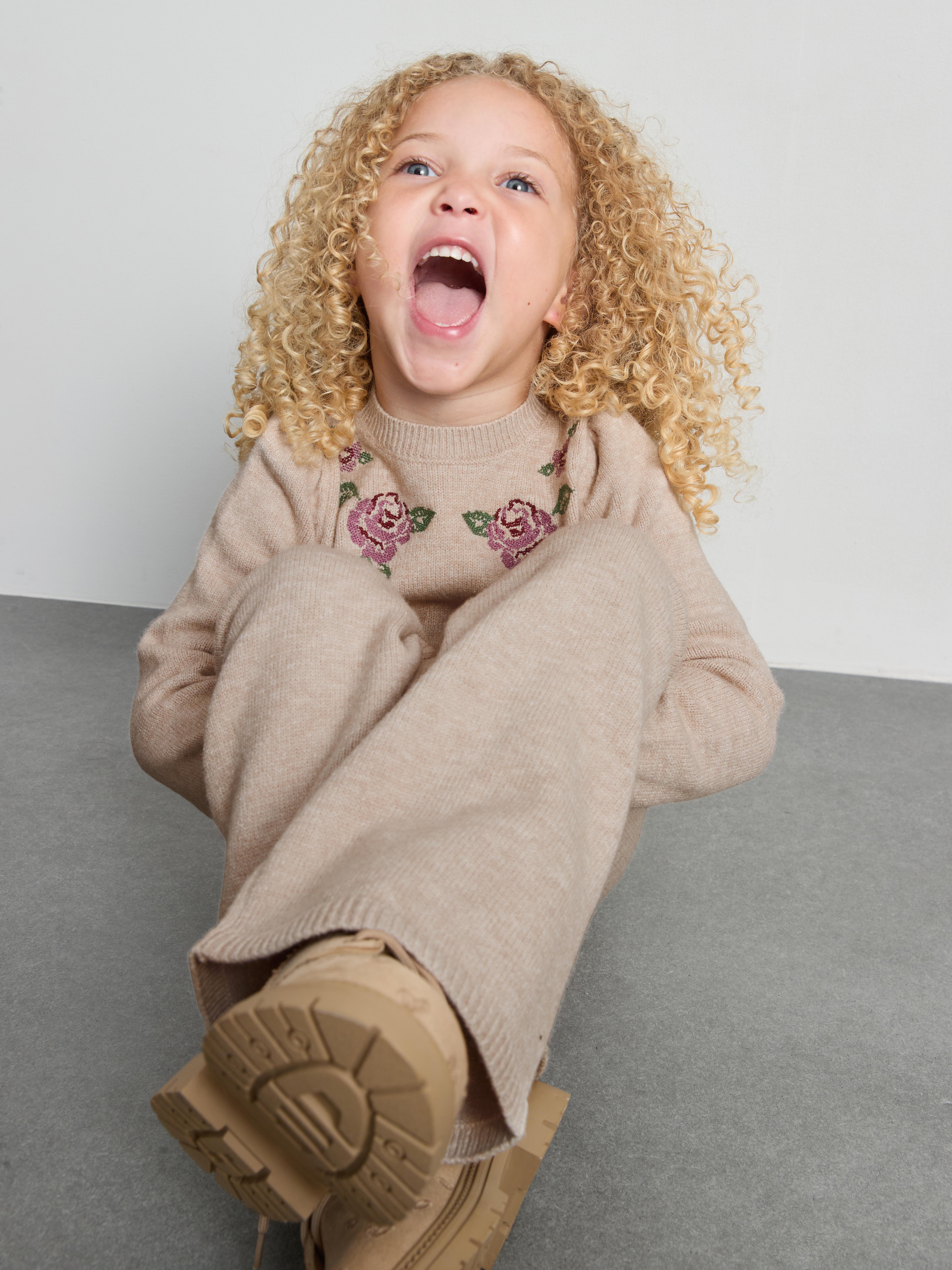 1-12yrs | The Edit Wool Blend Sweater and Knit Pants Set