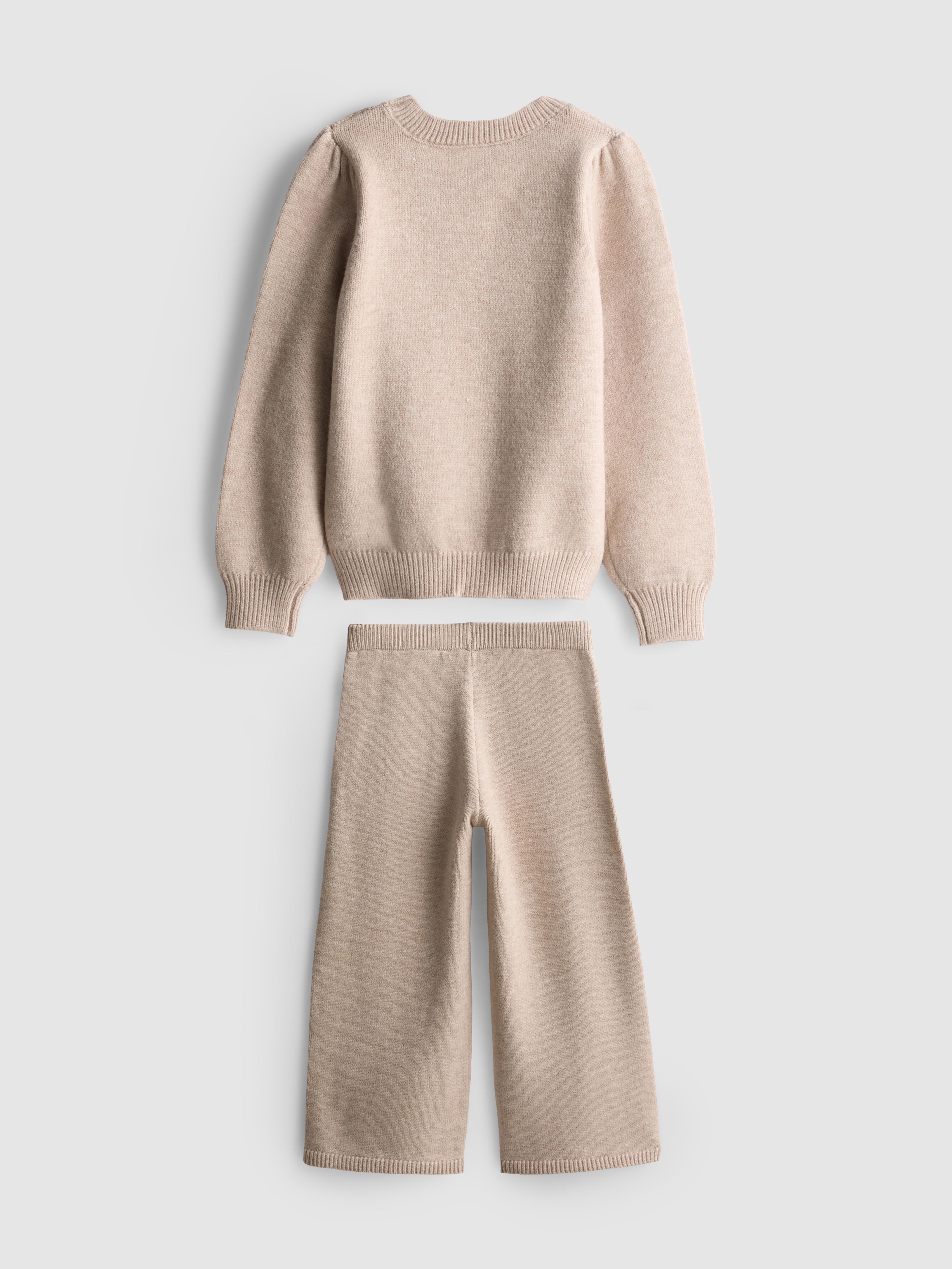 1-12yrs | The Edit Wool Blend Sweater and Knit Pants Set