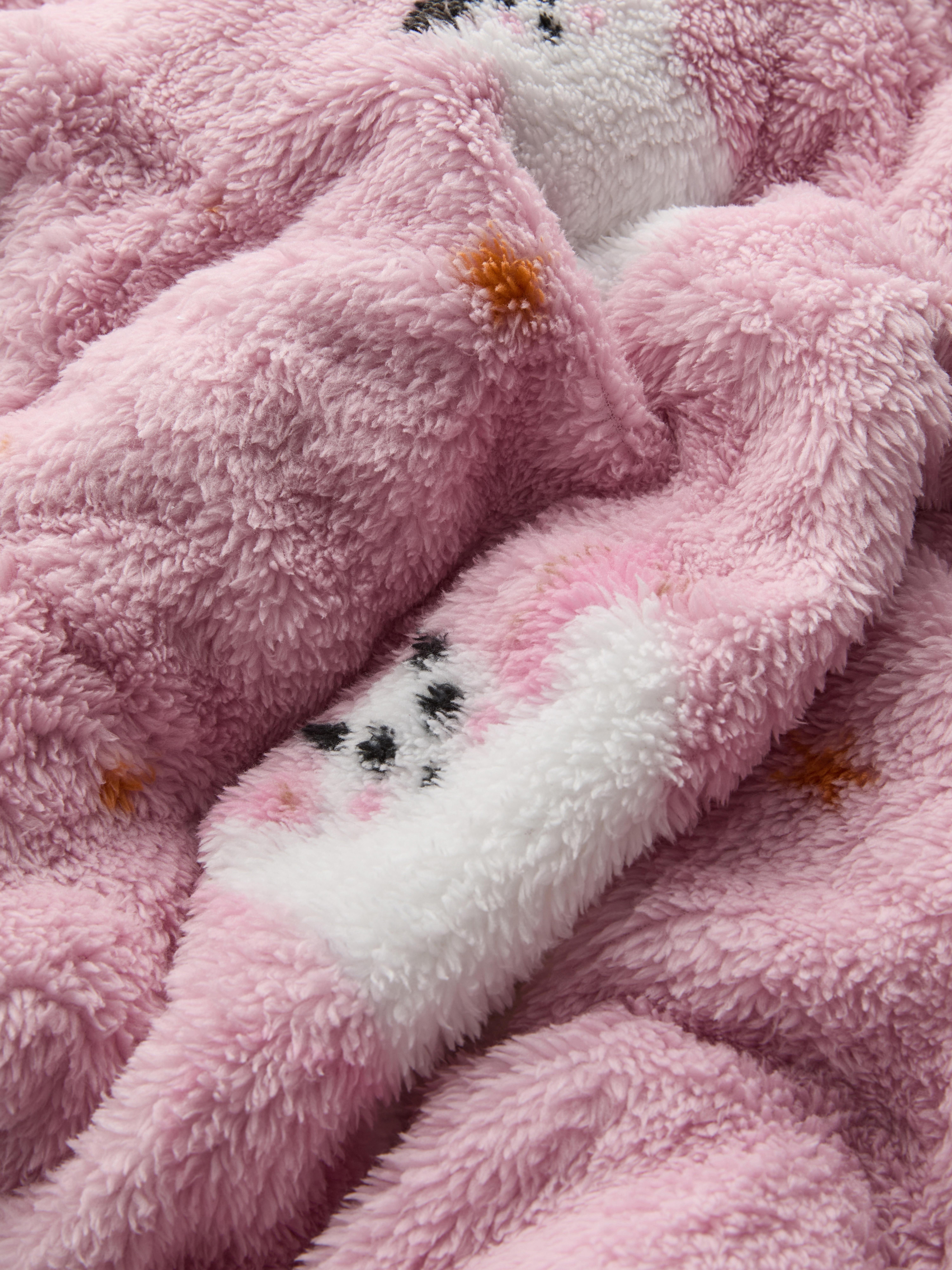 Halloween Ghost Fleece Throw
