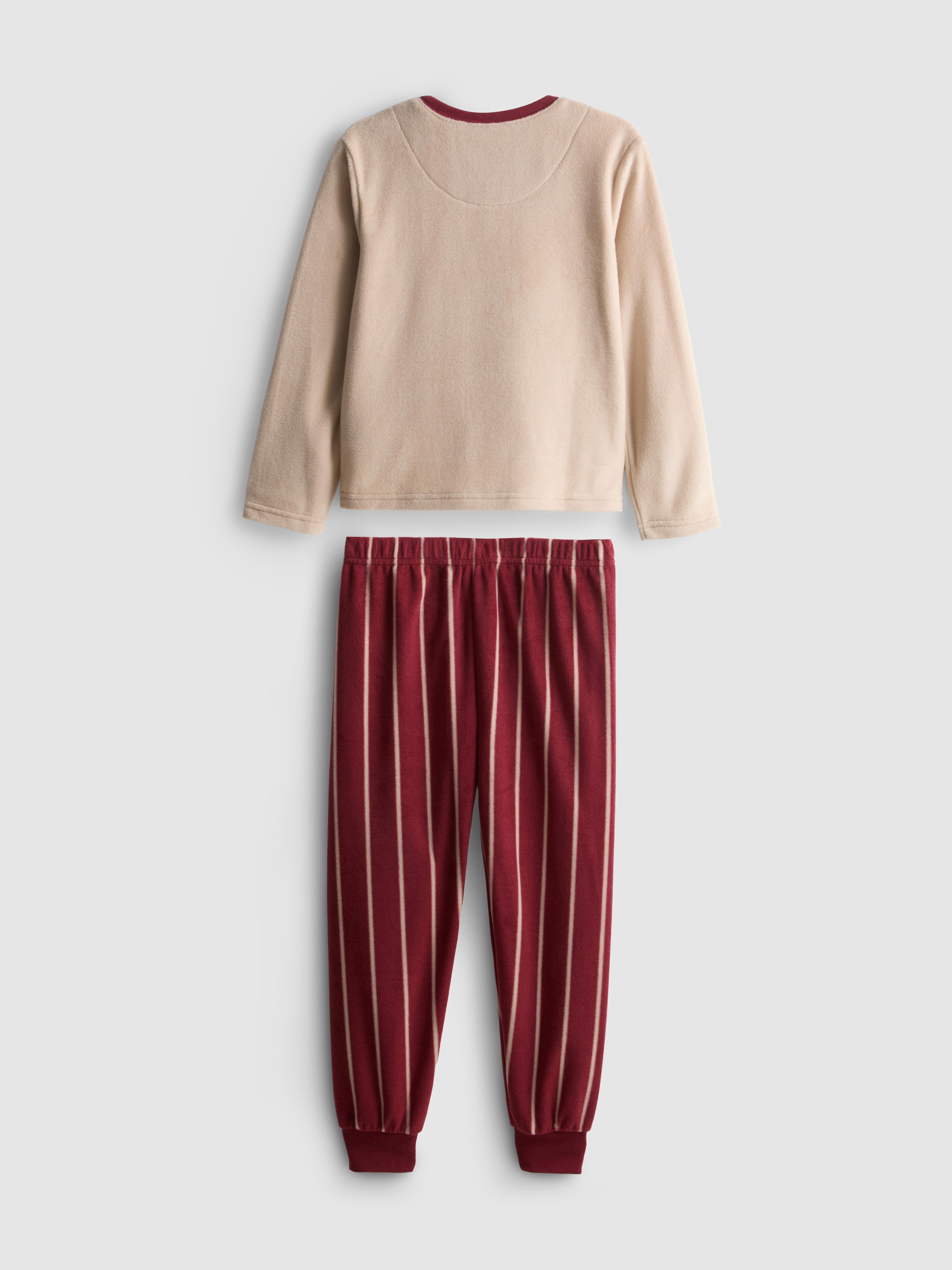 Boys Stone 1-9yrs | Capybara Graphic Fleece Pyjamas | Primark