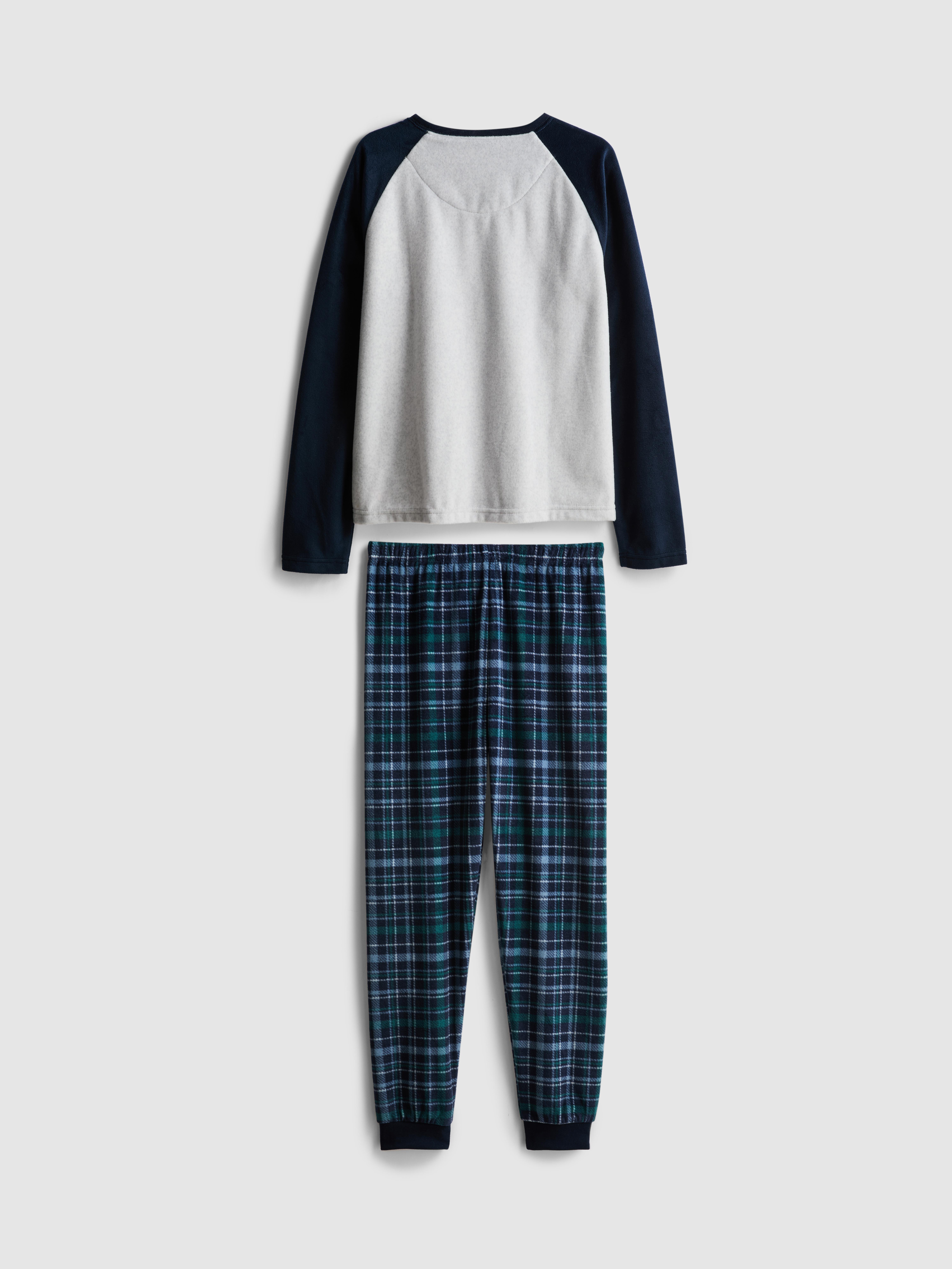 Boys Navy 7-15yrs | Headphones Graphic Fleece Pyjamas | Primark
