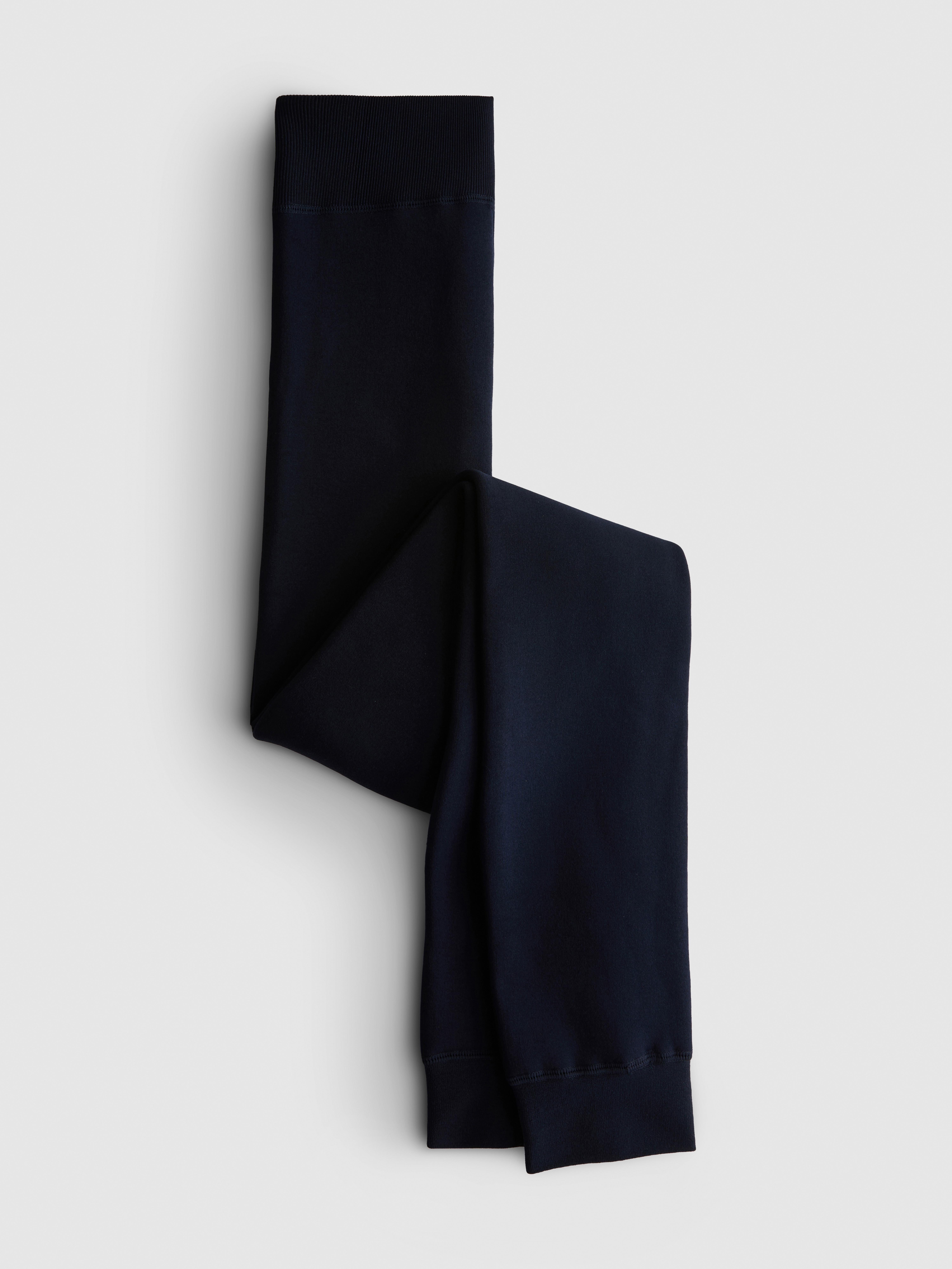 1pk Heat IQ Navy Velvet Plush Leggings