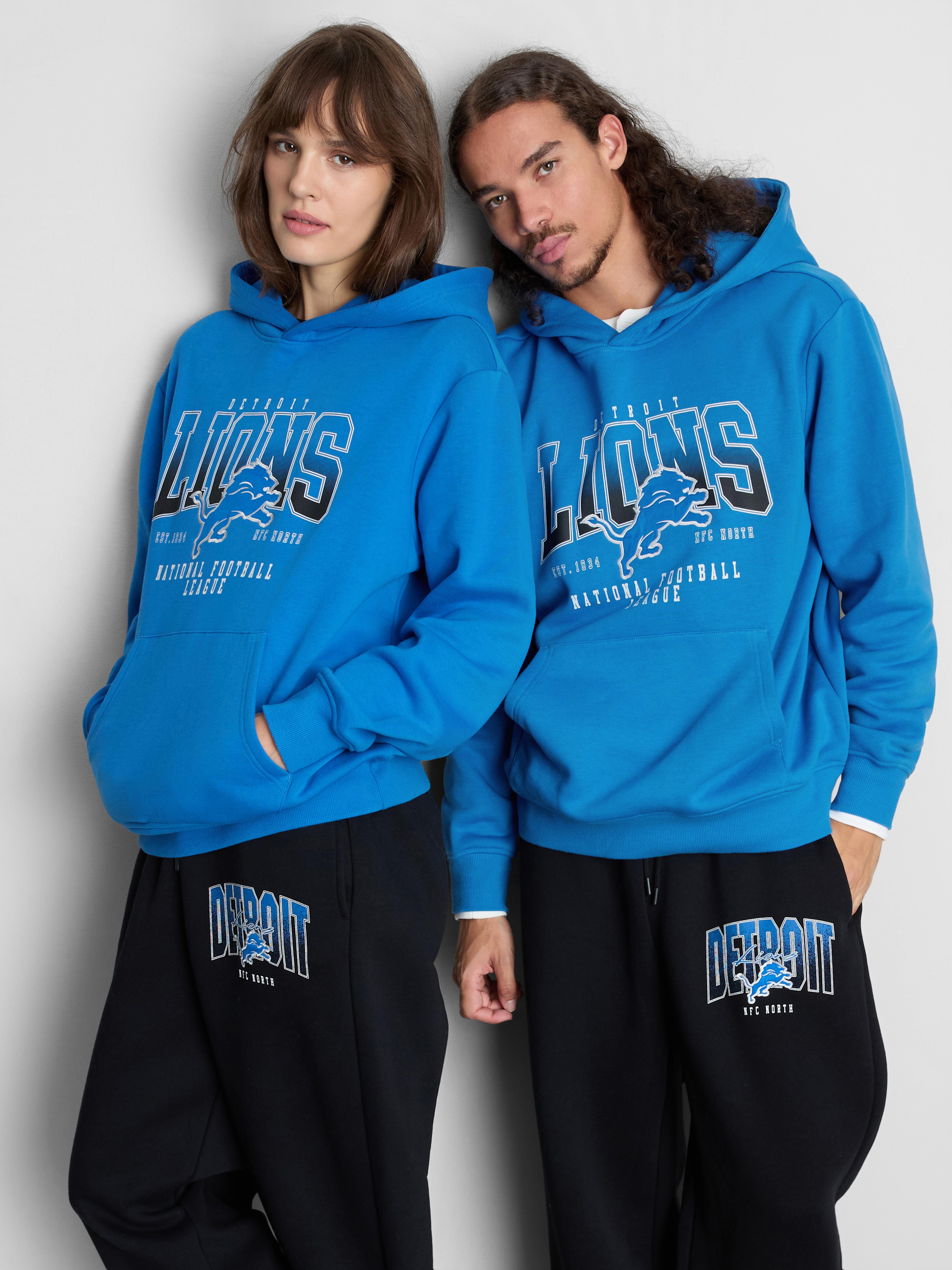 NFL Detroit Lions Cotton-Rich Hoodie