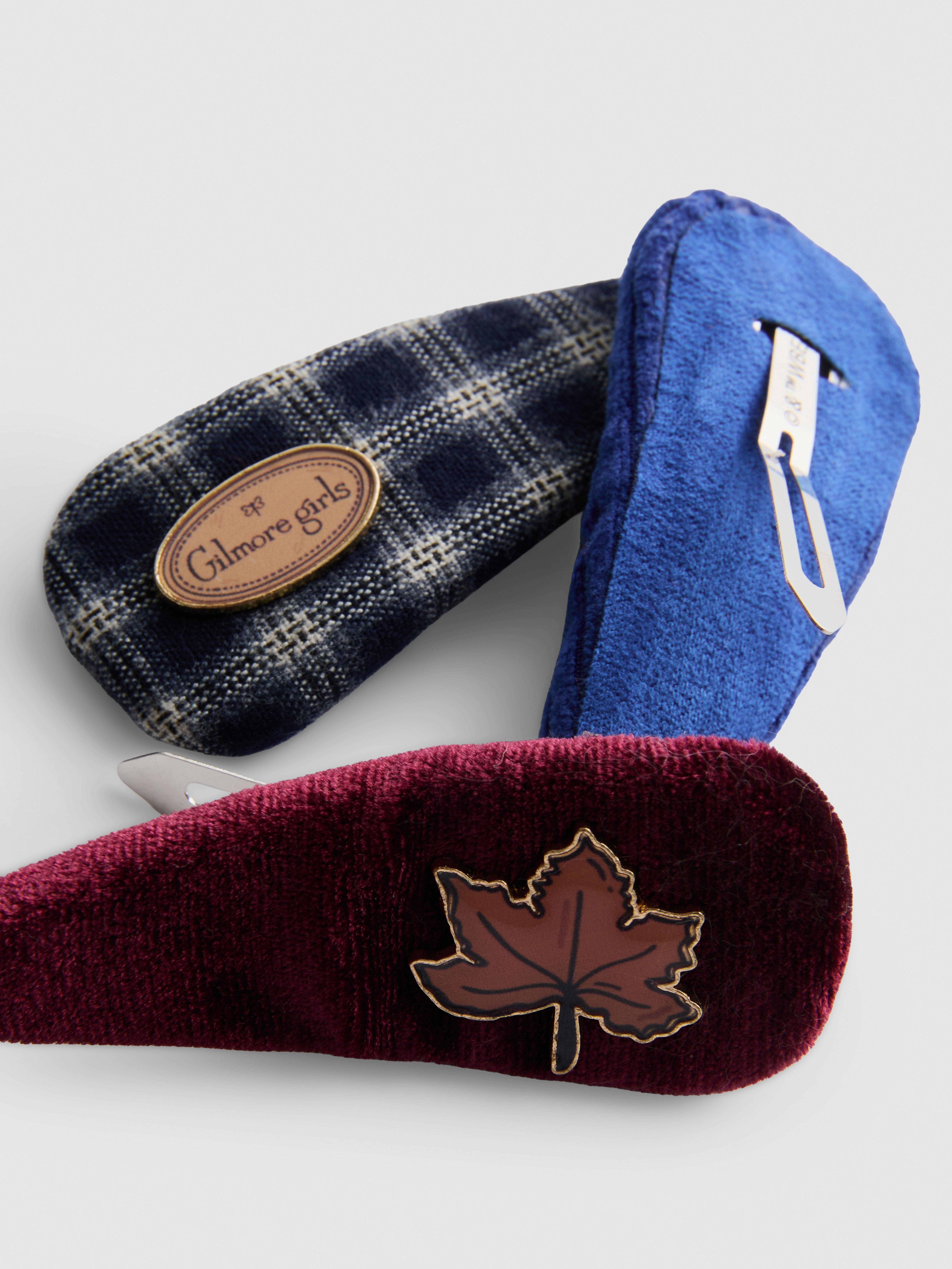 3pk Gilmore Girls Hair Clips