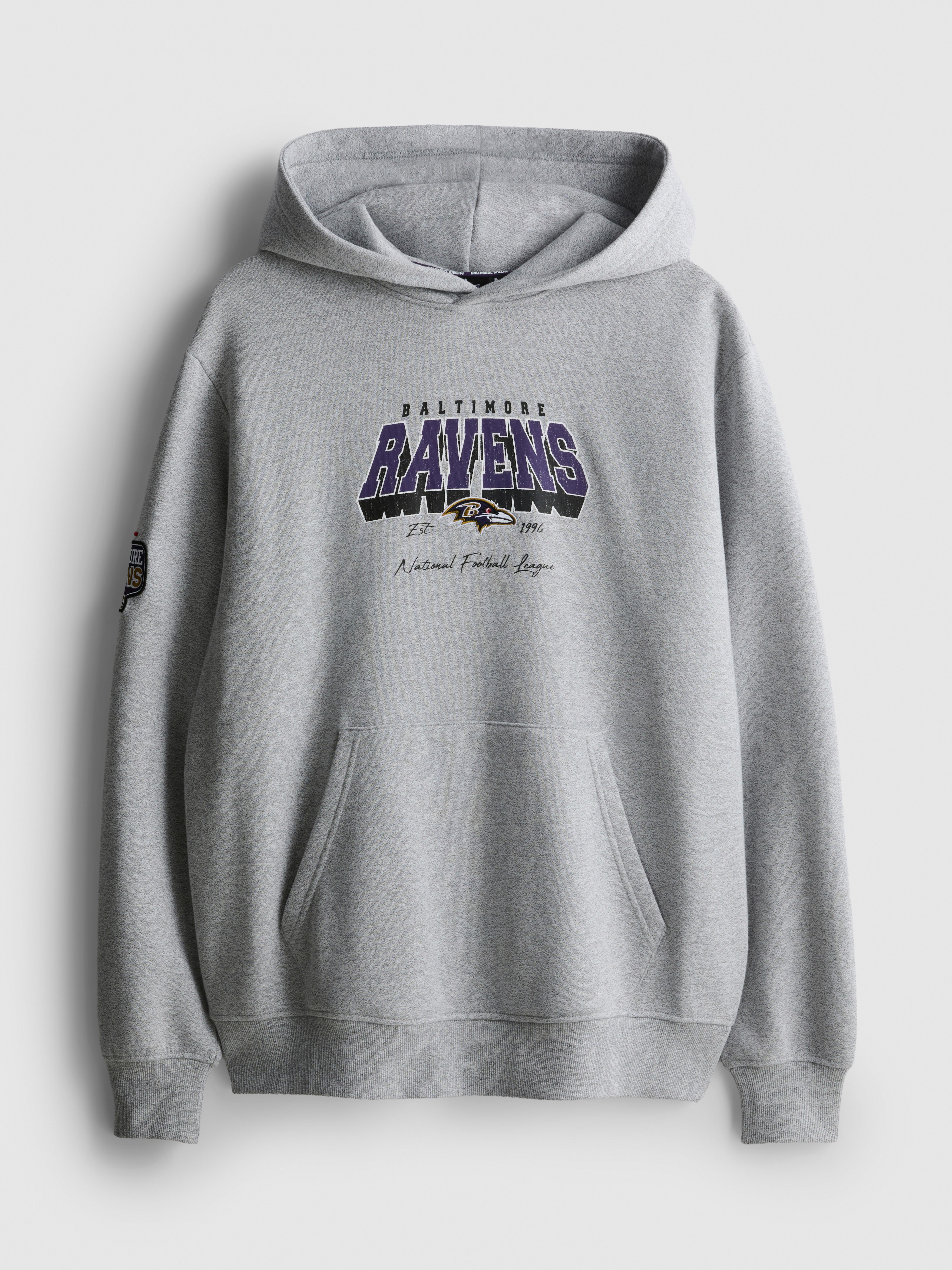 THE RAVENS スウェット グレー Mサイズ Men's Gray NFL Baltimore Ravens Cotton-Rich Hoodie | Primark