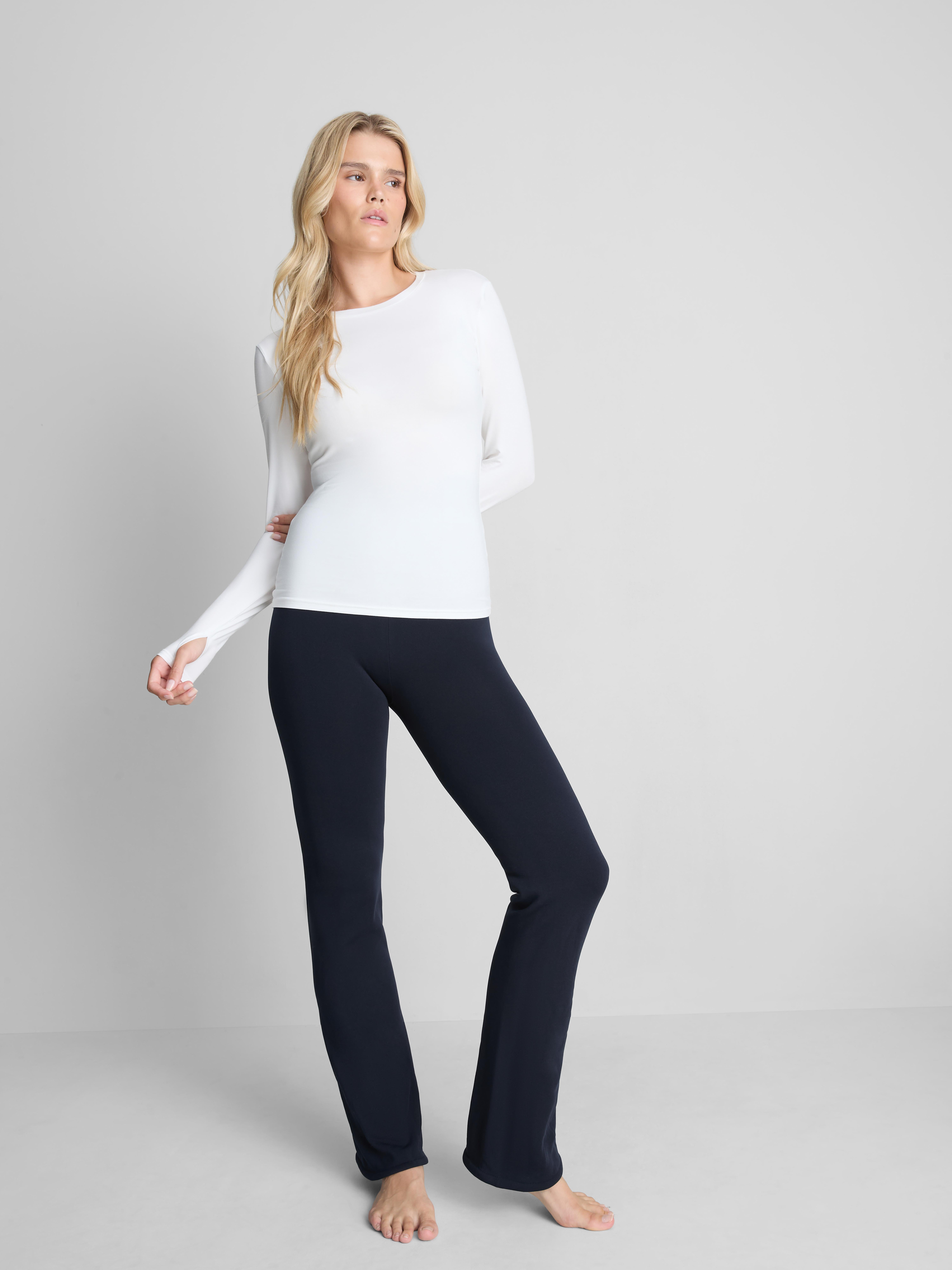 Leggings acampanados suaves de terciopelo Heat IQ